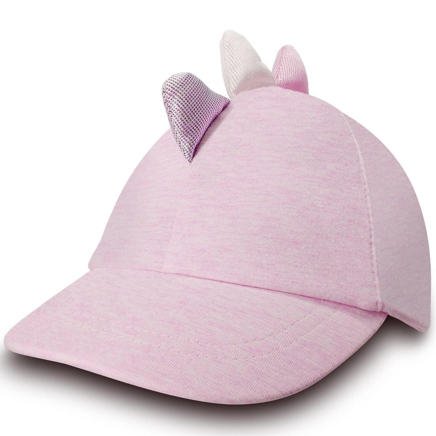 LuxusKollektion Baseball Cap Basecap Kinder Jungen Mädchen Snapback Sonnenhut Rosa Dino 3-6 Jahre (1-St)