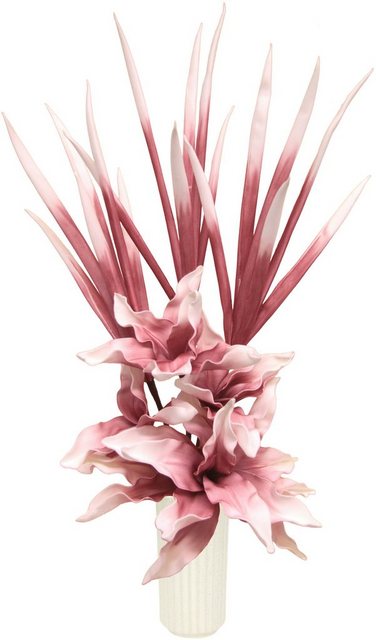 Kunstblume »Soft-Blumenarrangement«, I.GE.A., Höhe 90 cm, Keramikvase-Otto