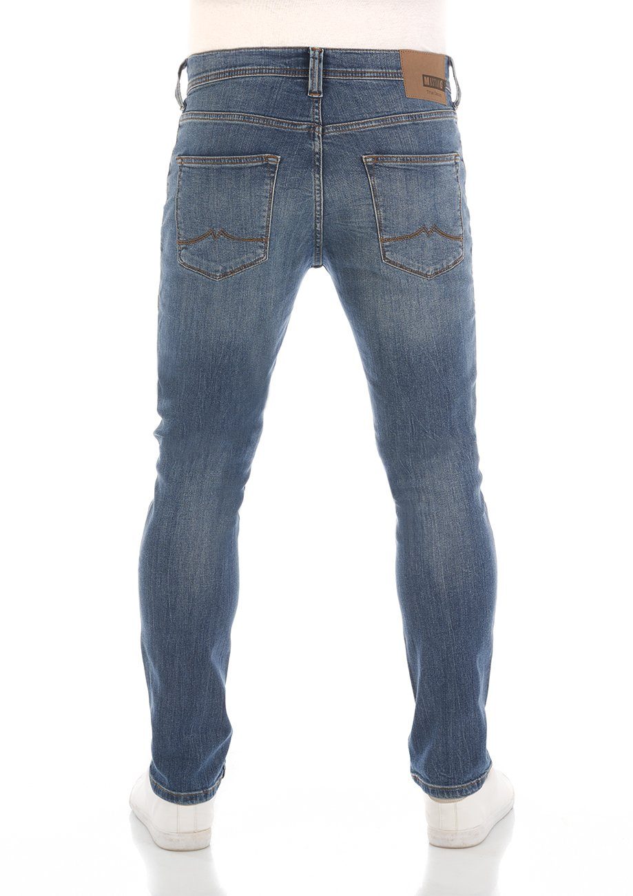 Vegas Slim MUSTANG mit Stretch (5000-583) Herren Denim Fit Hose Jeanshose Slim-fit-Jeans BLUE DENIM