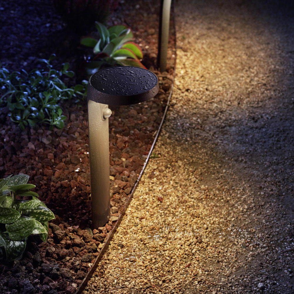 Philips LED Solarleuchte LED Solar Wegeleuchte Tyla in Anthrazit 1,2W