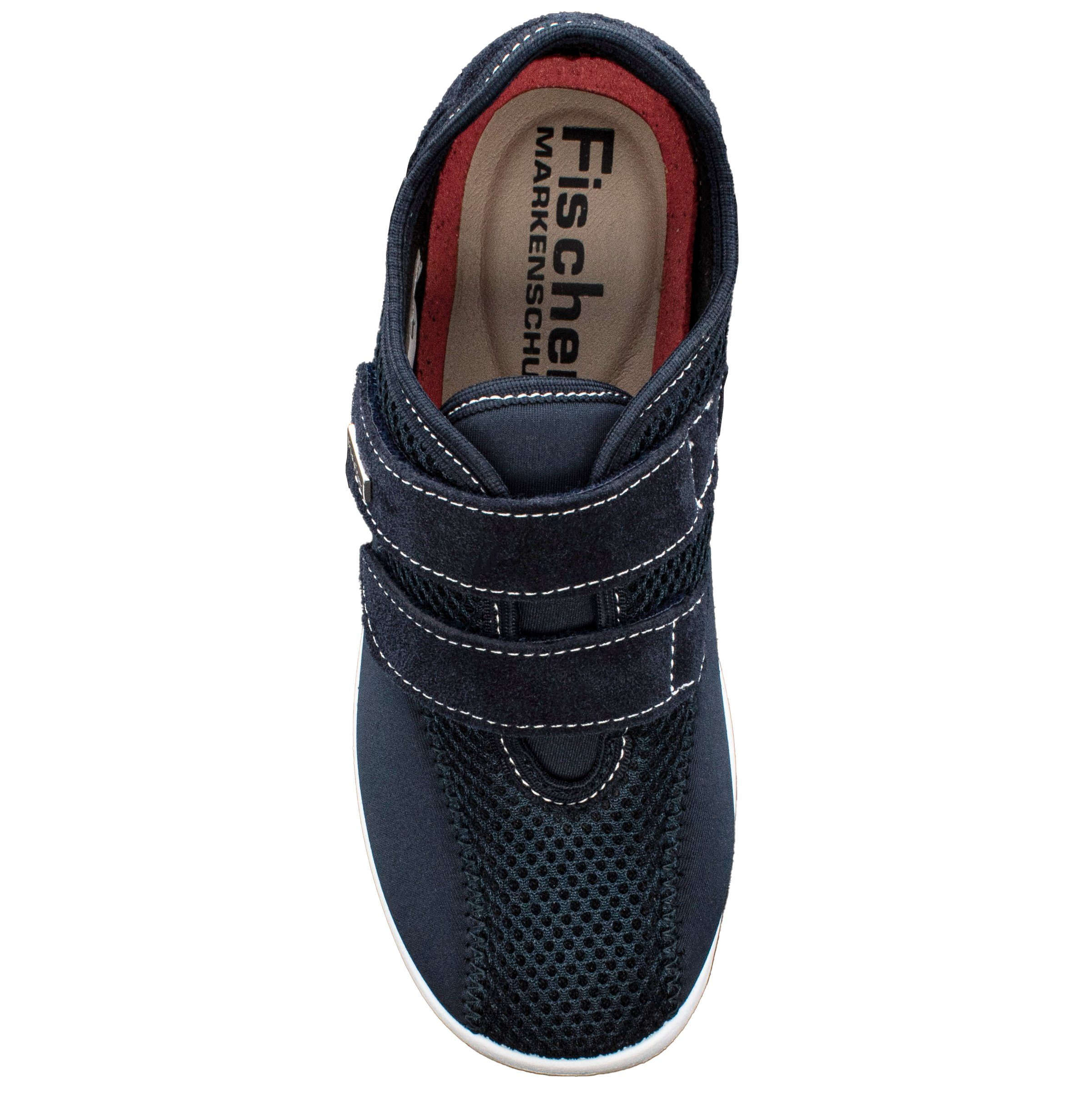 Fischer-Markenschuh Ortho Aktiv Klettschuh aus Mesh, Microtex, Weite H