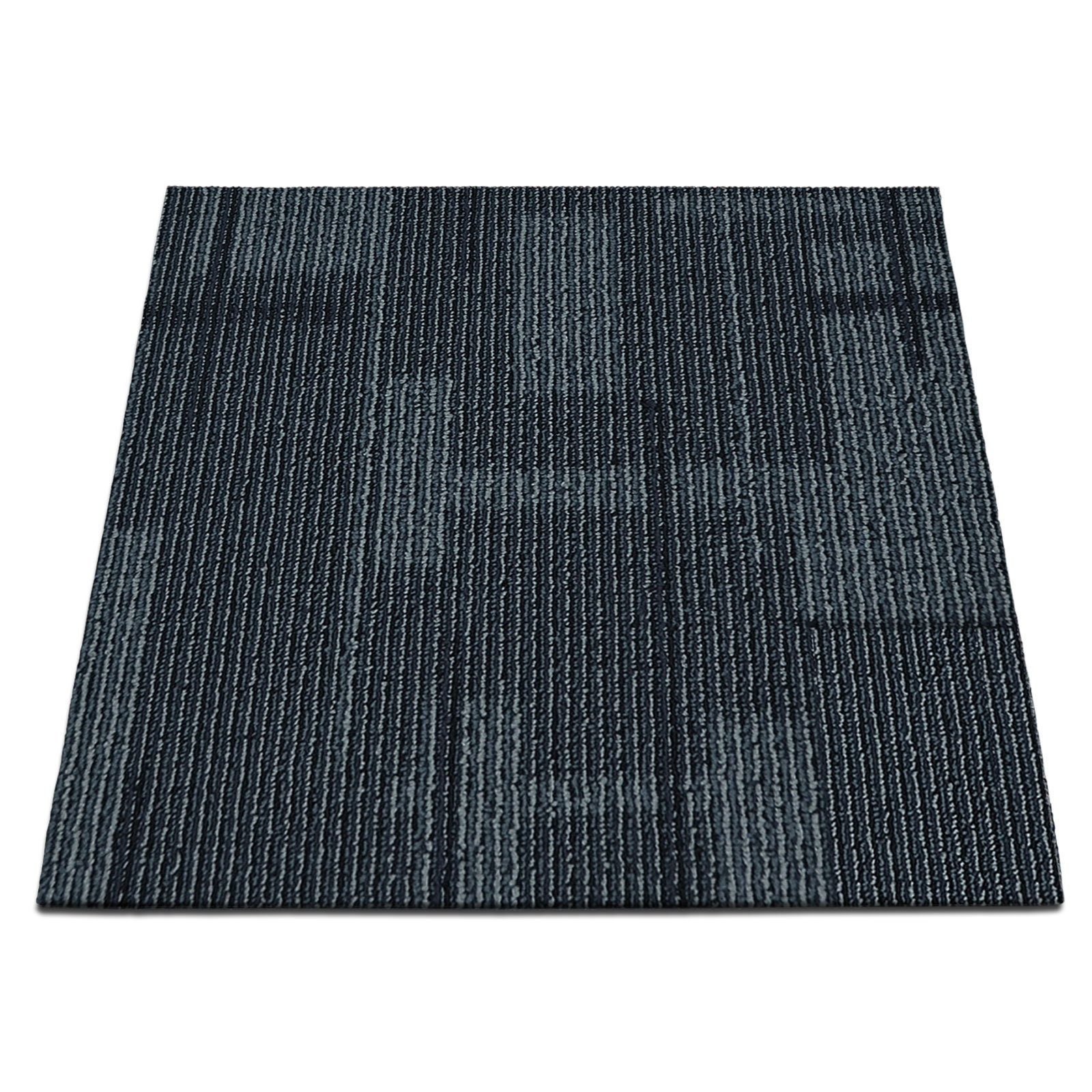 casa pura Teppichfliese Andorra, 50 x 50 cm, Bodenschutzfliese erhältlich in 5 Farben, Fliese, Quadratisch, Höhe: 6 mm, Selbstliegend