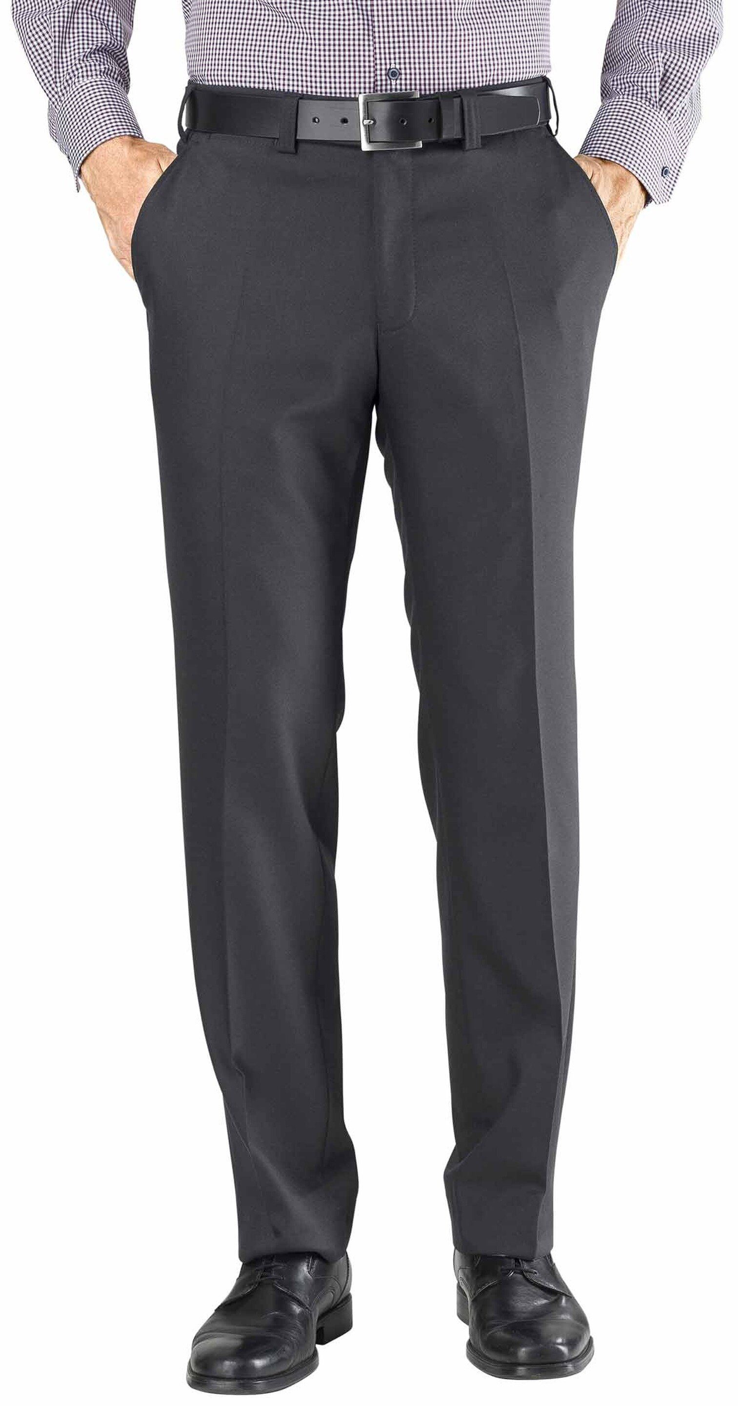 BY EUREX BRAX by EUREX BRAX Stoffhose grau Woll-Stretch-Hose