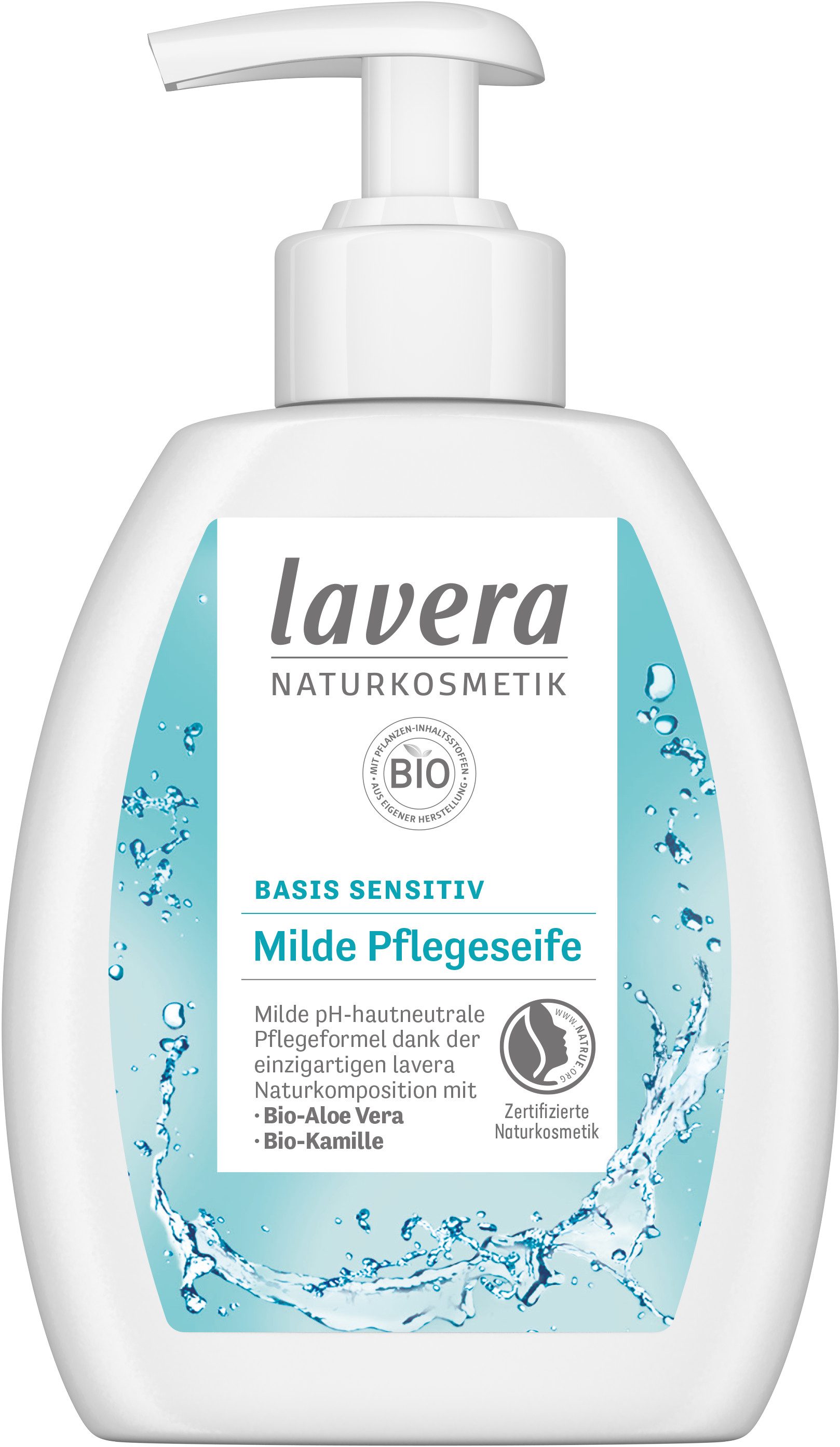 lavera Handseife basis sensitive milde Pflegeseife, 1-tlg.