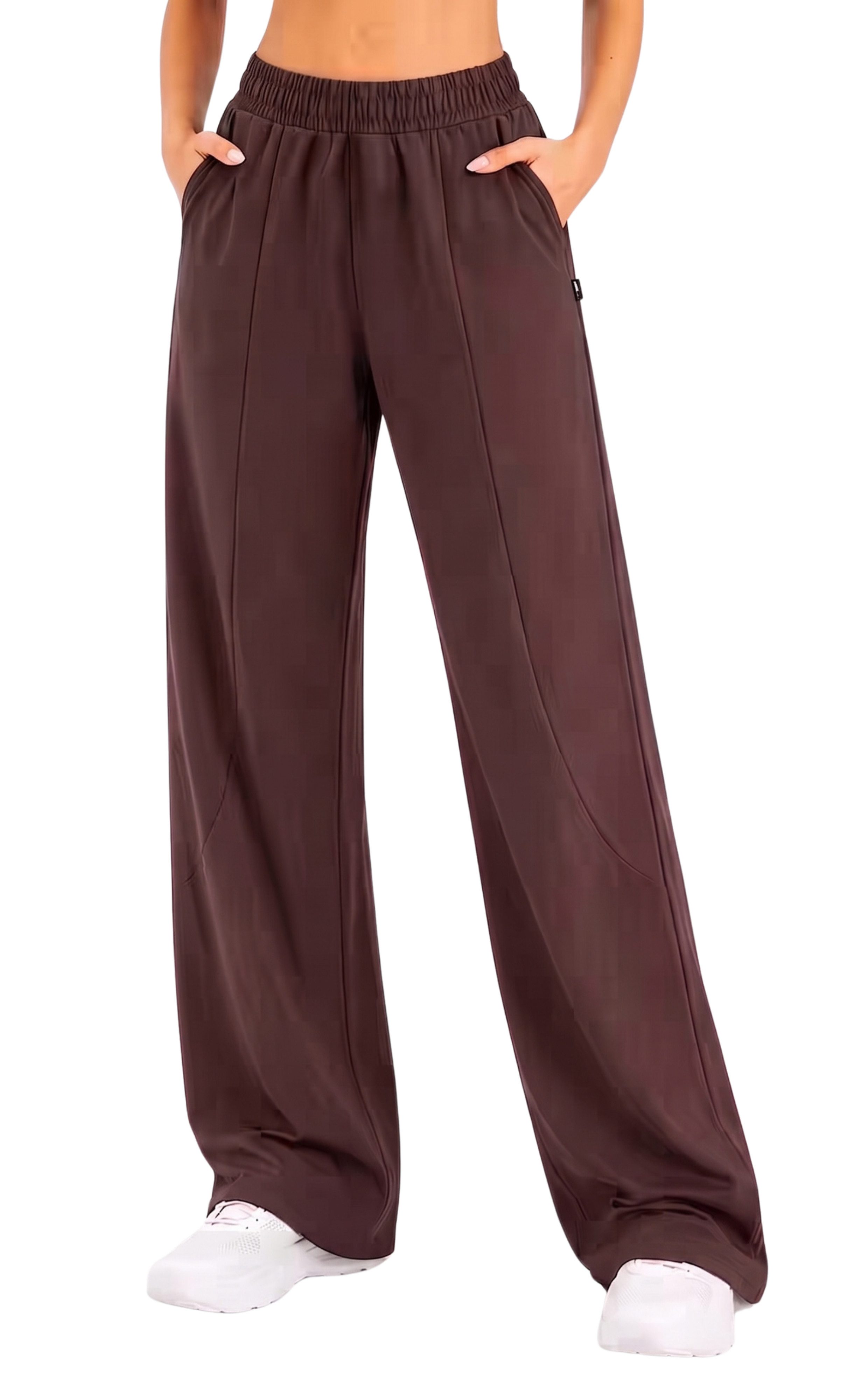 Smilodox Jogginghose Nexa, Wide-Leg Damen, Trainingshose mit High-Waist & Loose Fit, Gym Weites Bein, Weiches Material, Lockerer Sitz, Homewear, Streetwear