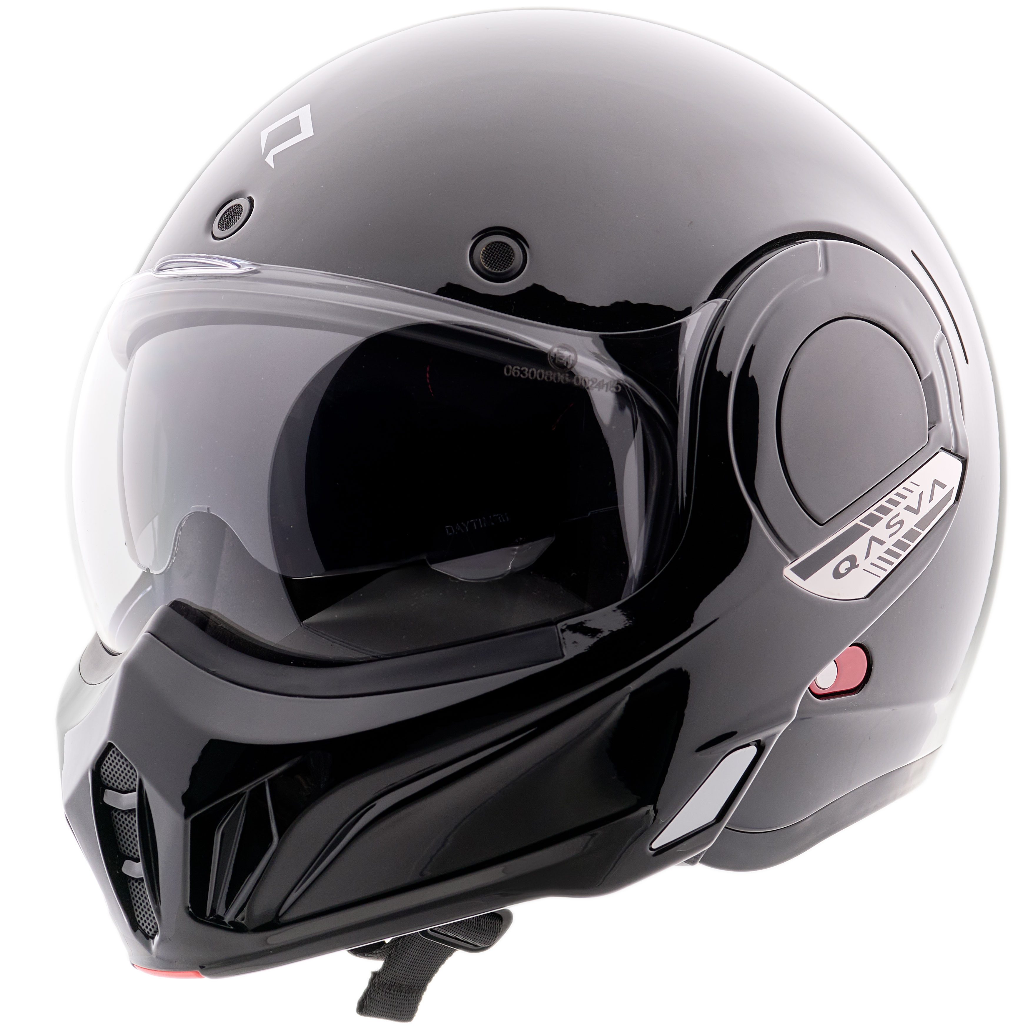 Burnout Motorradhelm Flipback Vortex Onyx