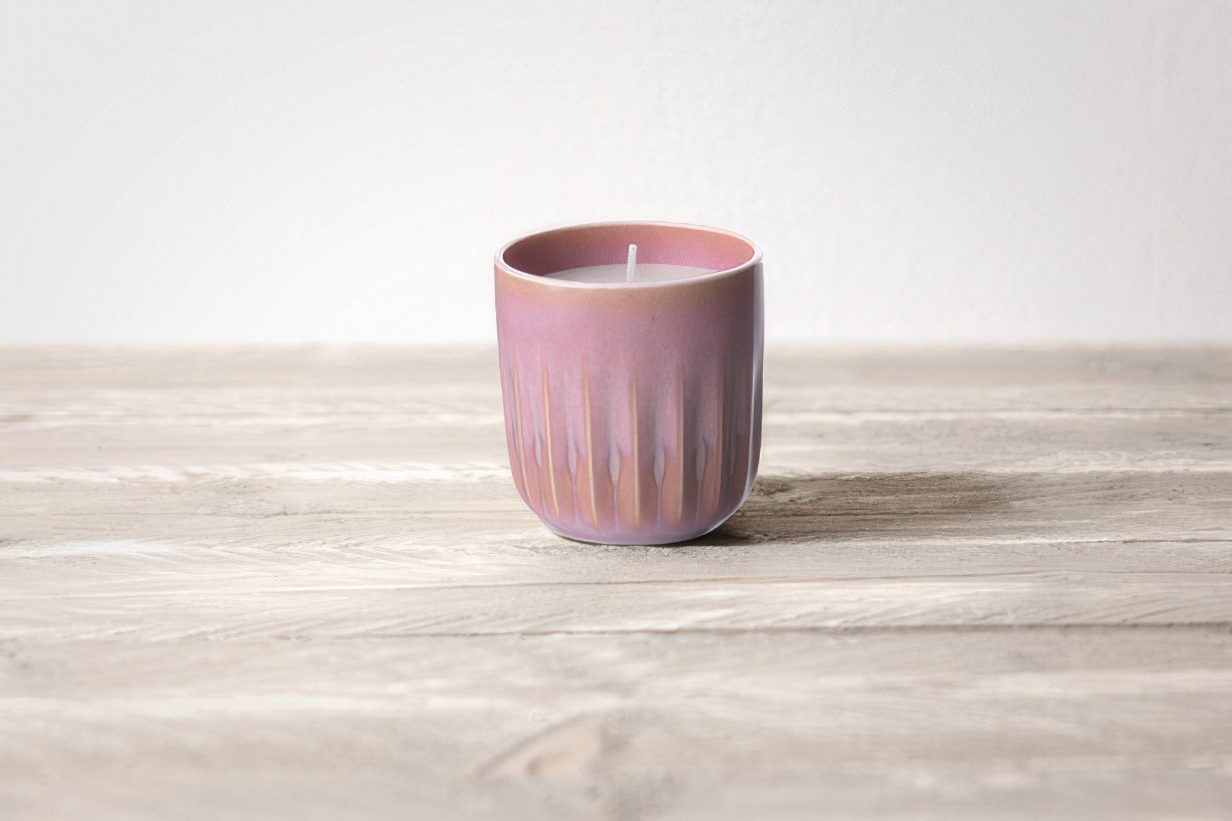 Villeroy & Boch Duftkerze Perlemor Home, Farbe: Koralle, Höhe: 9cm