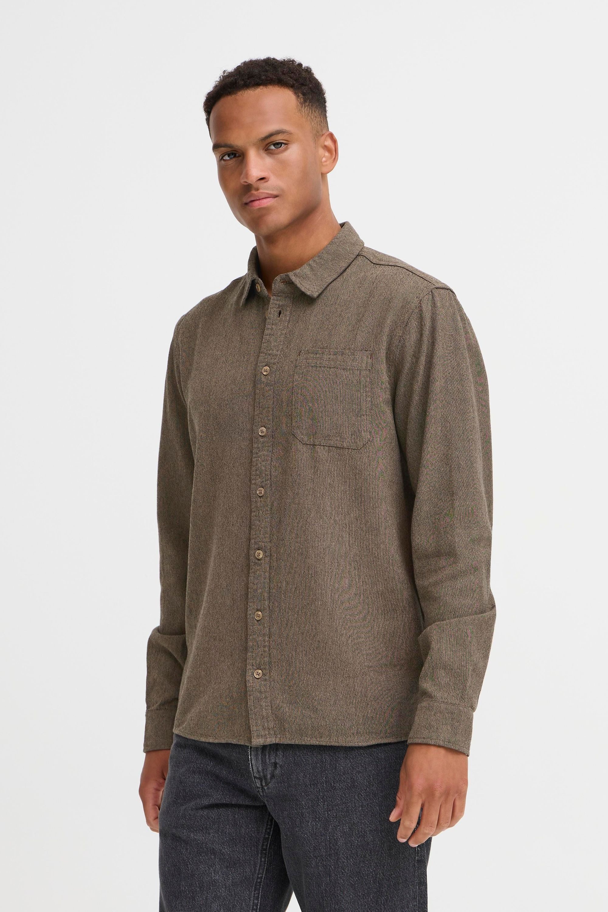 Blend Langarmhemd BHDEREK Lässiges Langarmhemd mit Brusttasche günstig online kaufen