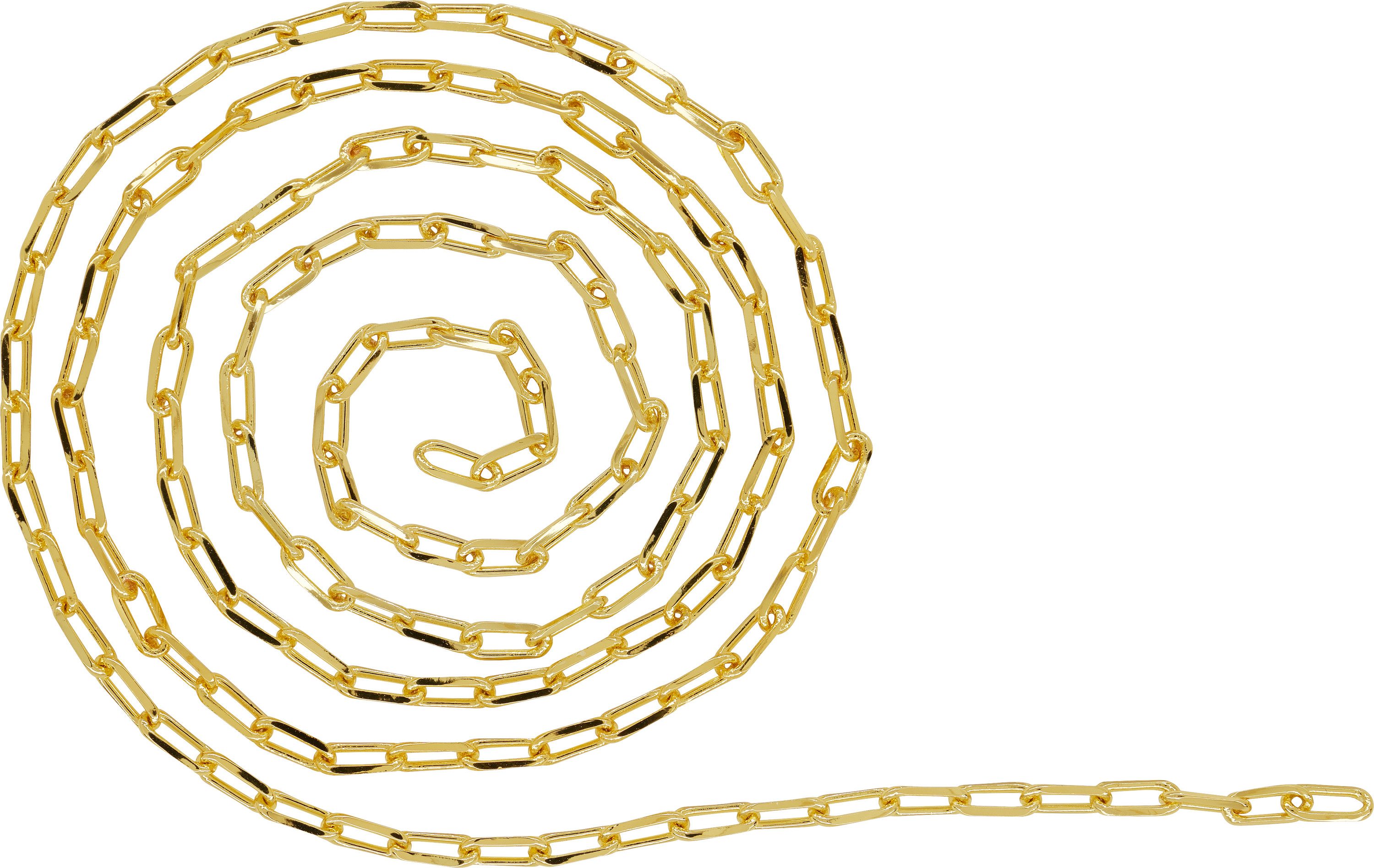 Rayher Ketten-Set Gliederkette Paperclip, Länge 80 cm