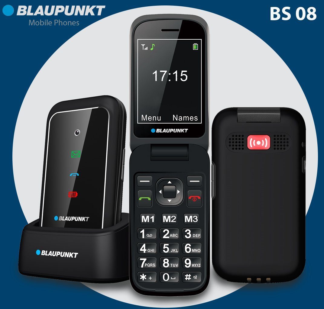 Blaupunkt BS08 Senioren-Klapp-Handy Schwarz mit Kamera Seniorenhandy online  kaufen | OTTO