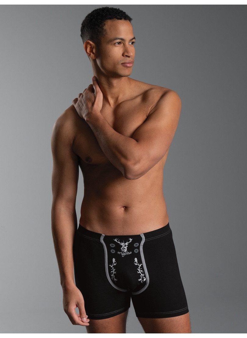 Trigema Boxer TRIGEMA Pants mit Hirsch (1-St)