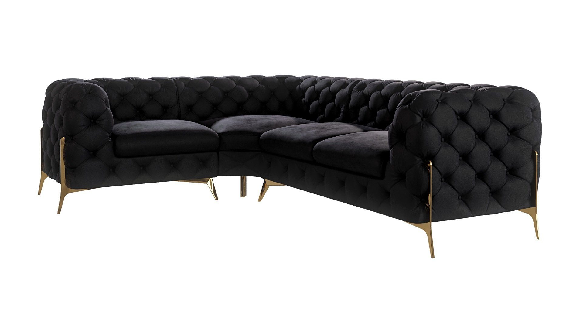 S-Style Möbel Ecksofa Ashley, Chesterfield mit günstig online kaufen