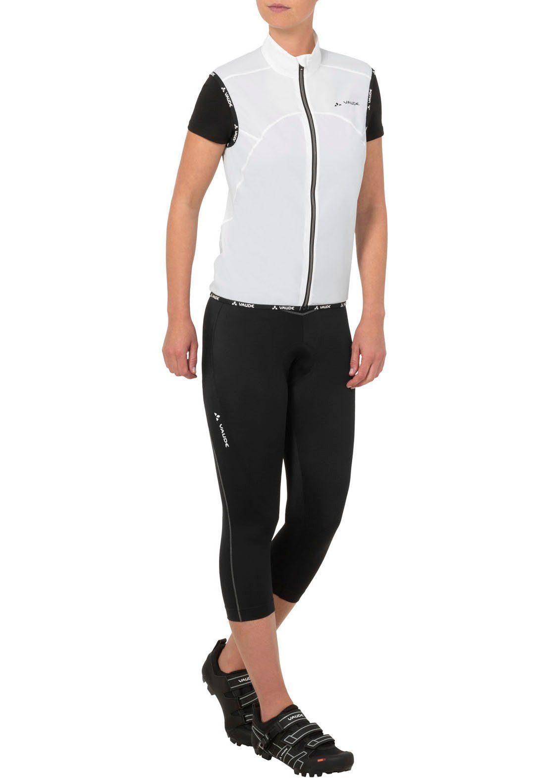 VAUDE Fahrradhose ACTIVE 3/4 PANTS für Radsport, mit funktionellem Sitzpolster, schnell trocknend