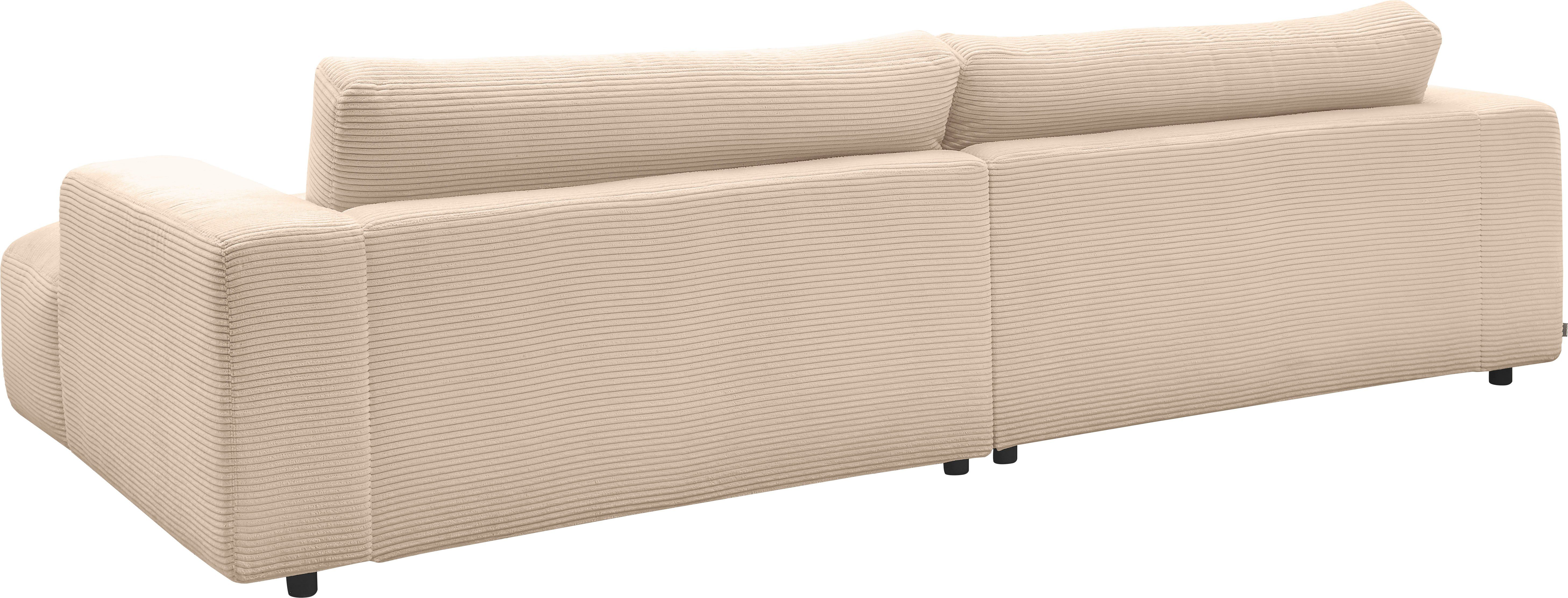 GALLERY M branded by Musterring 292 Lucia, nature Cord-Bezug, Breite cm Loungesofa