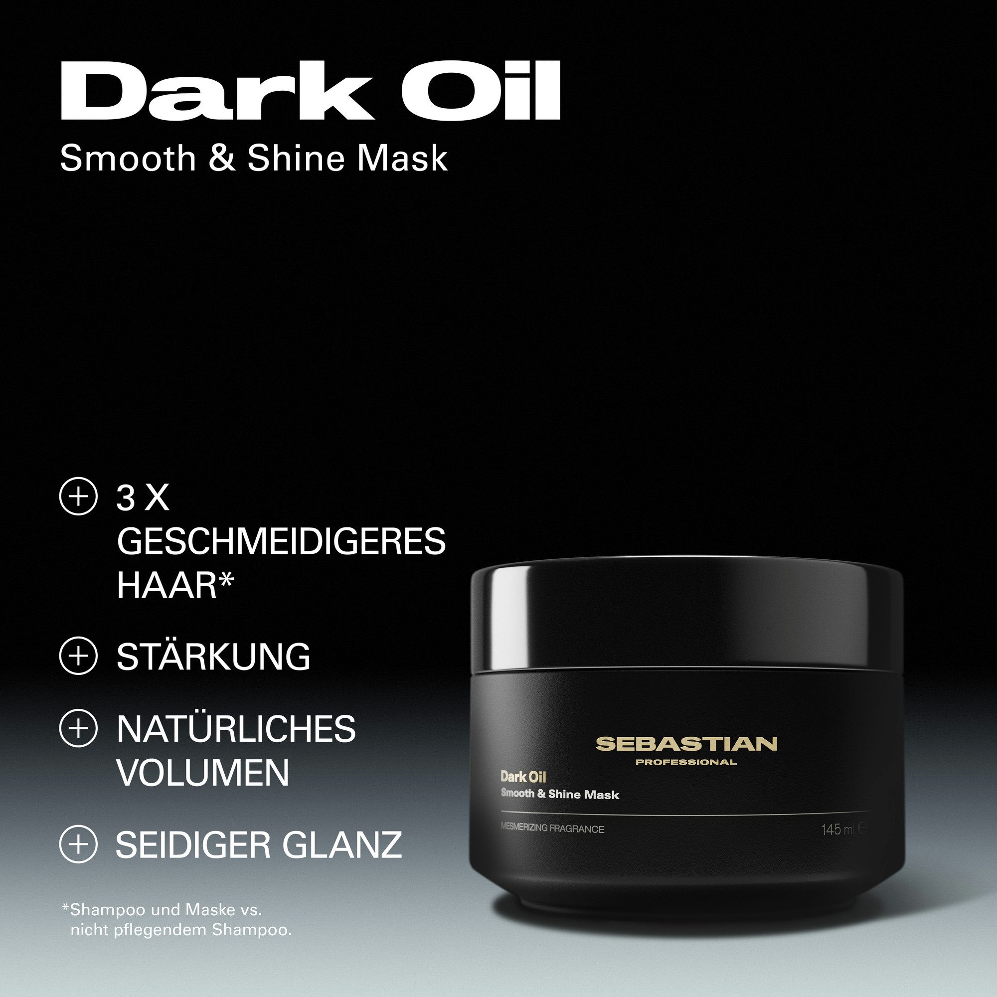 Sebastian Professional Dark Oil Smooth and Shine Mask Haarmaske · 145 ml – Bild 2 von 5