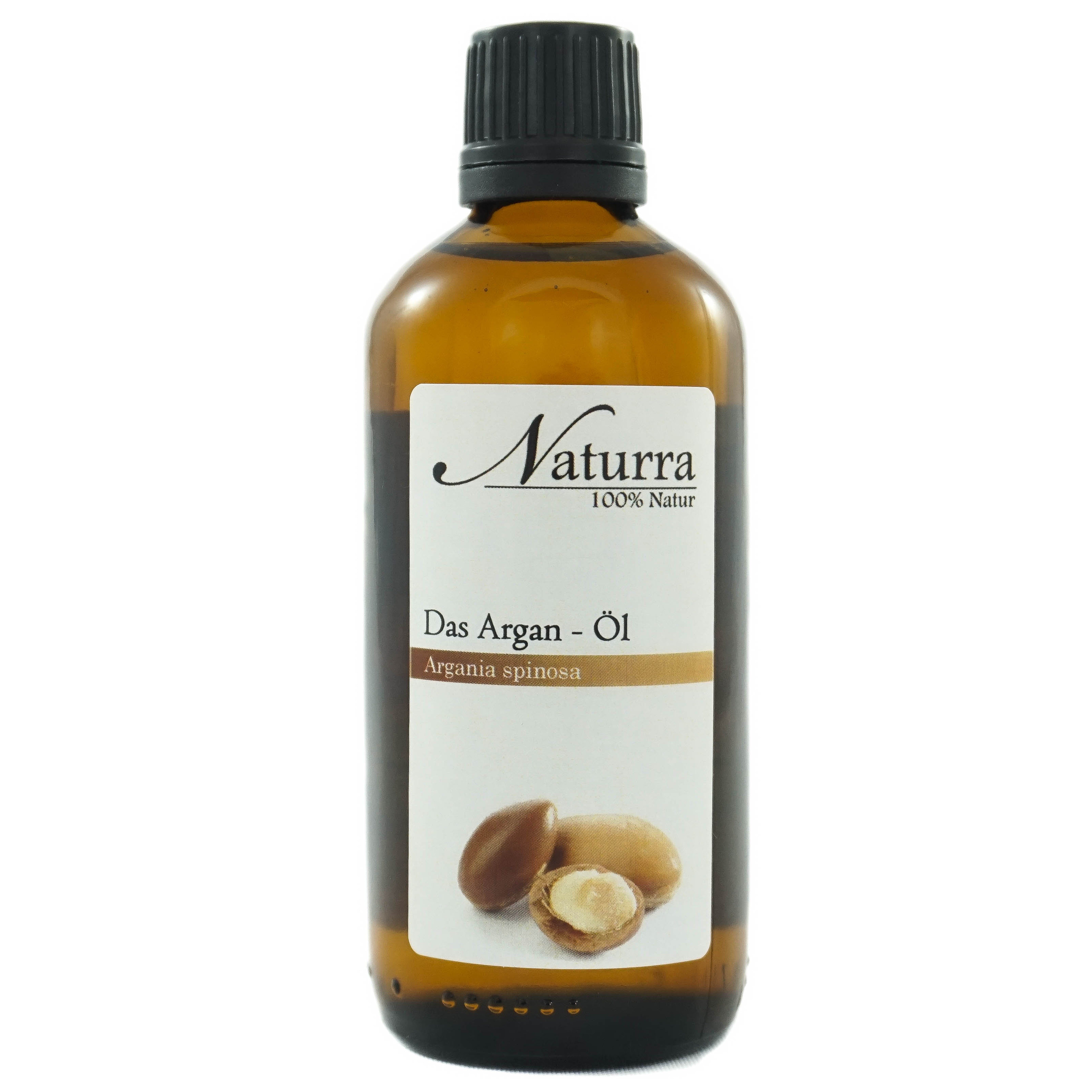 Naturra Körperöl Bio Arganöl nativ – kaltgepresst, unraffiniert premium Rohware im Glas, Bio-Vorzeige-Projekt, Upcycling Beauty, Hoher Omega-9-Anteil, Omega-6