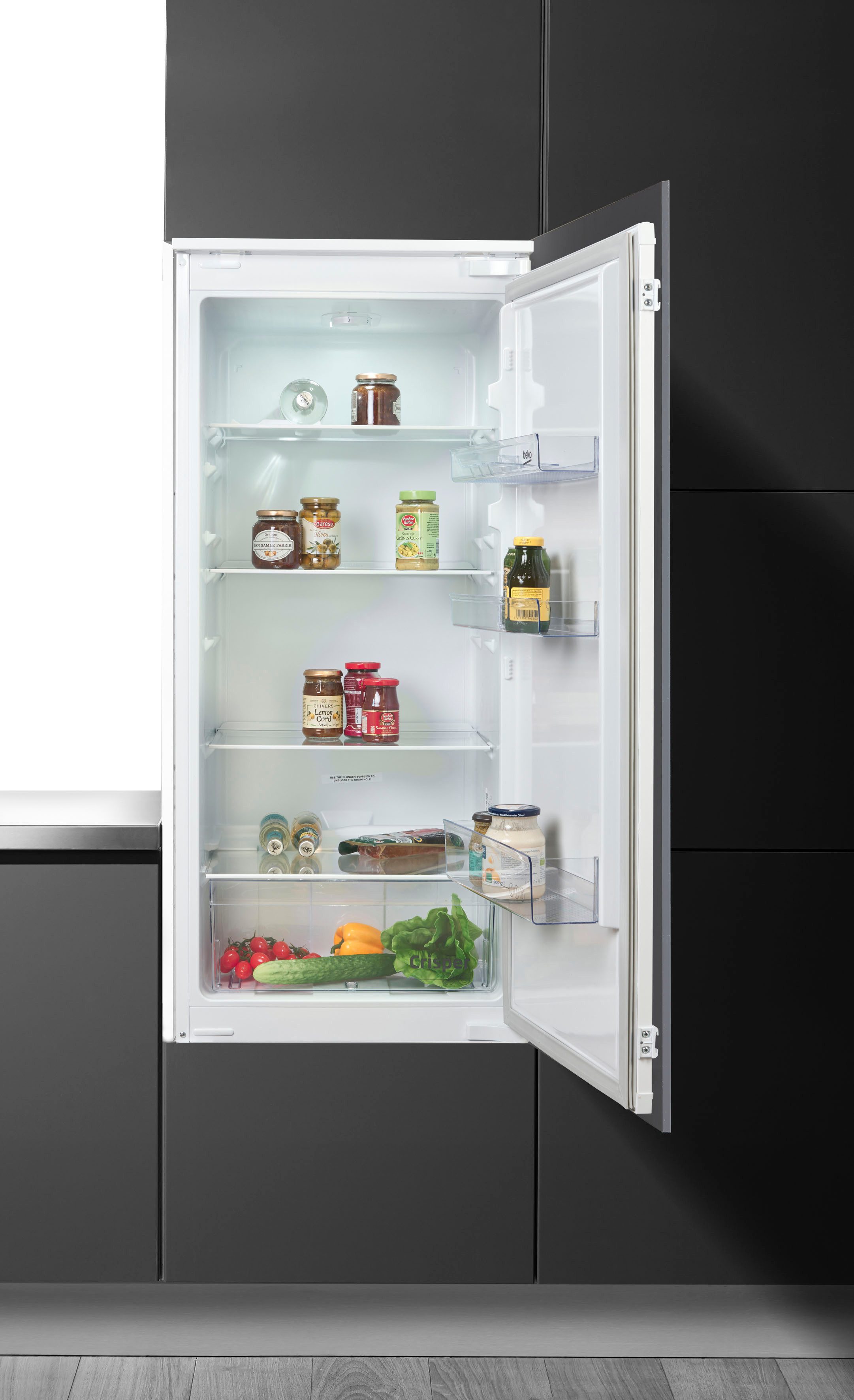 BEKO Einbaukühlschrank BLSA210M4SN 7520220026, 121,5 cm hoch, 54 cm breit