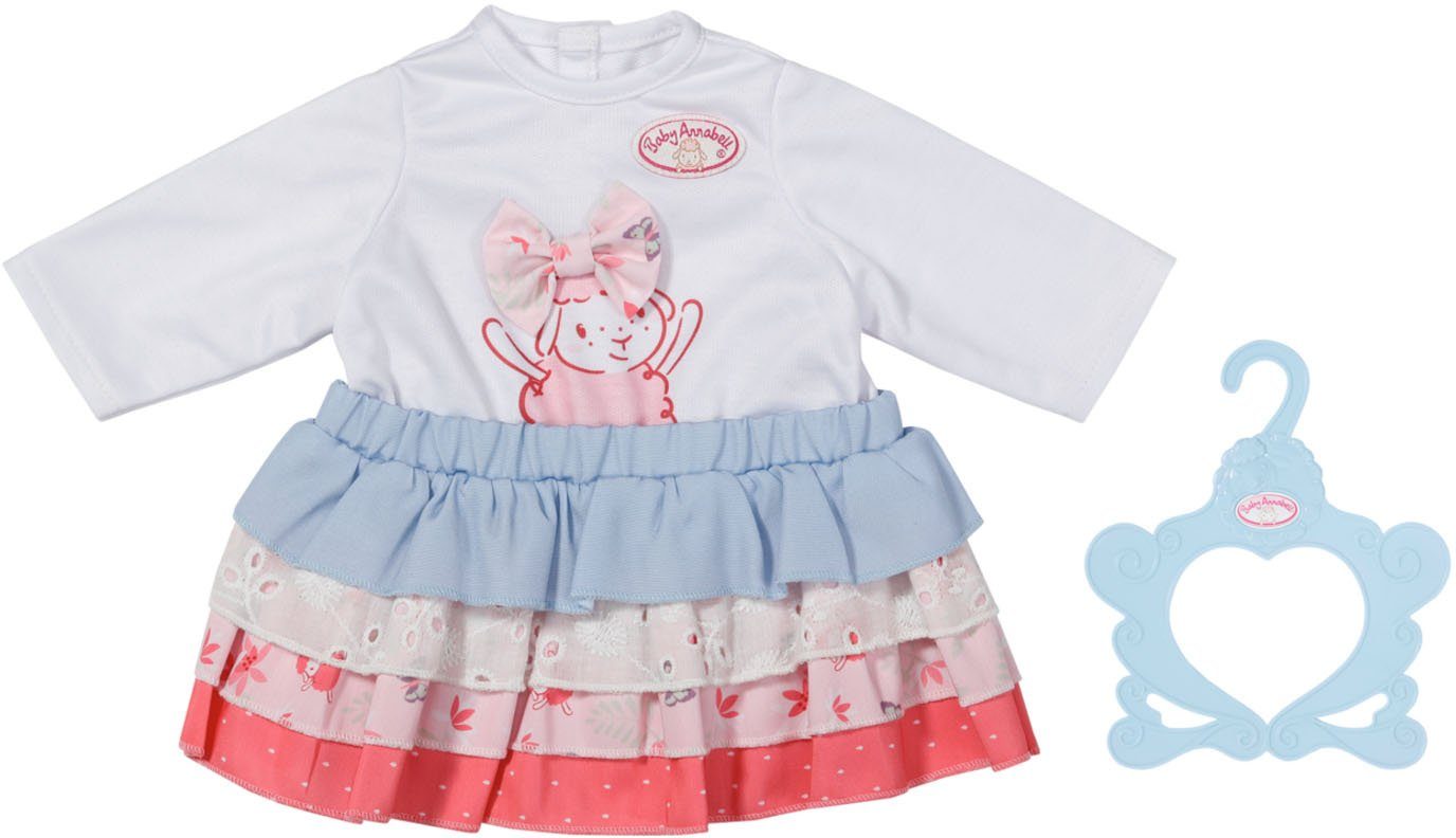 Baby Kleiderbügel Outfit mit Annabell cm, Rock, Puppenkleidung 43