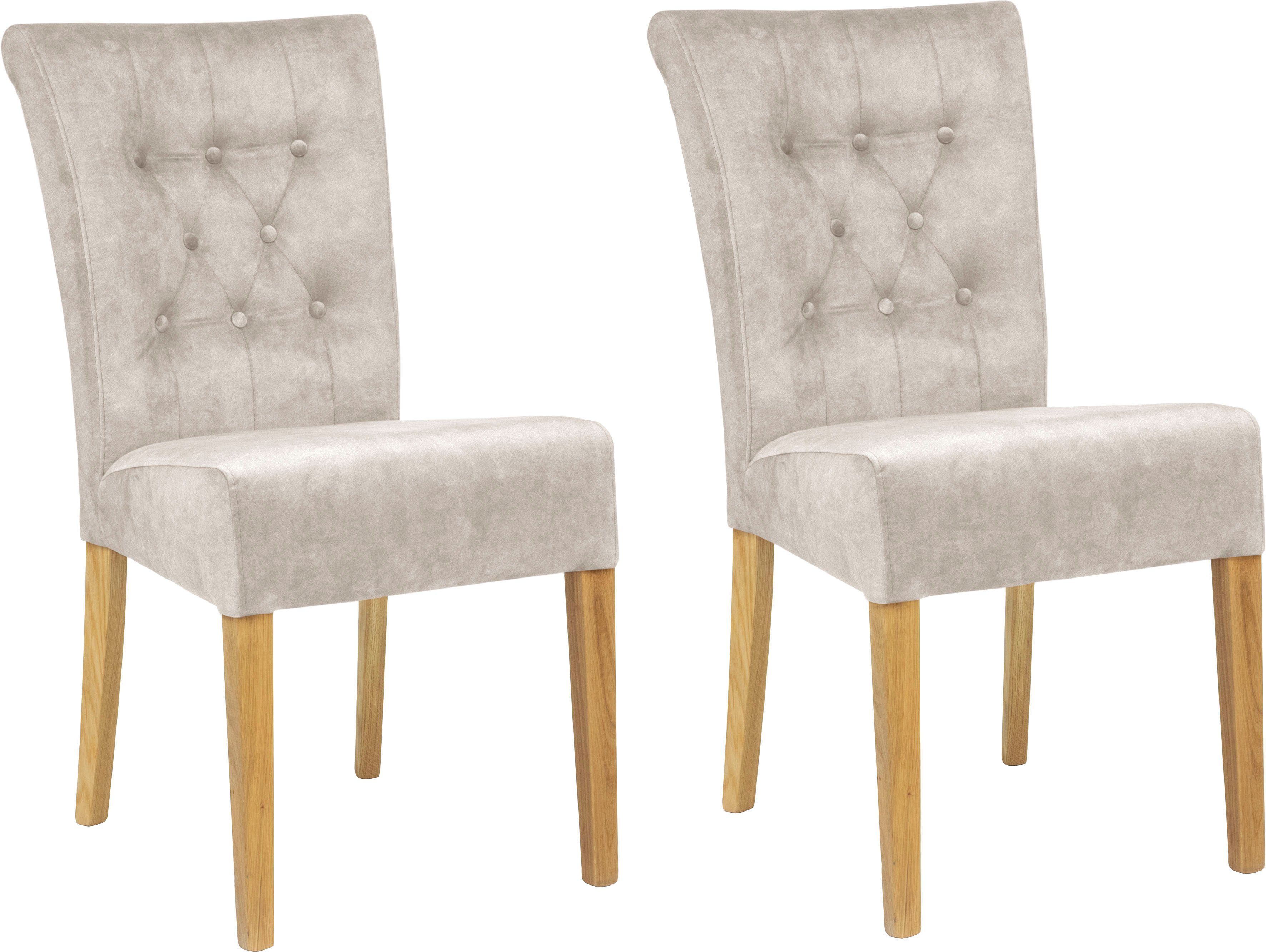 Home affaire Polsterstuhl Queen (Set, 2 günstig online kaufen