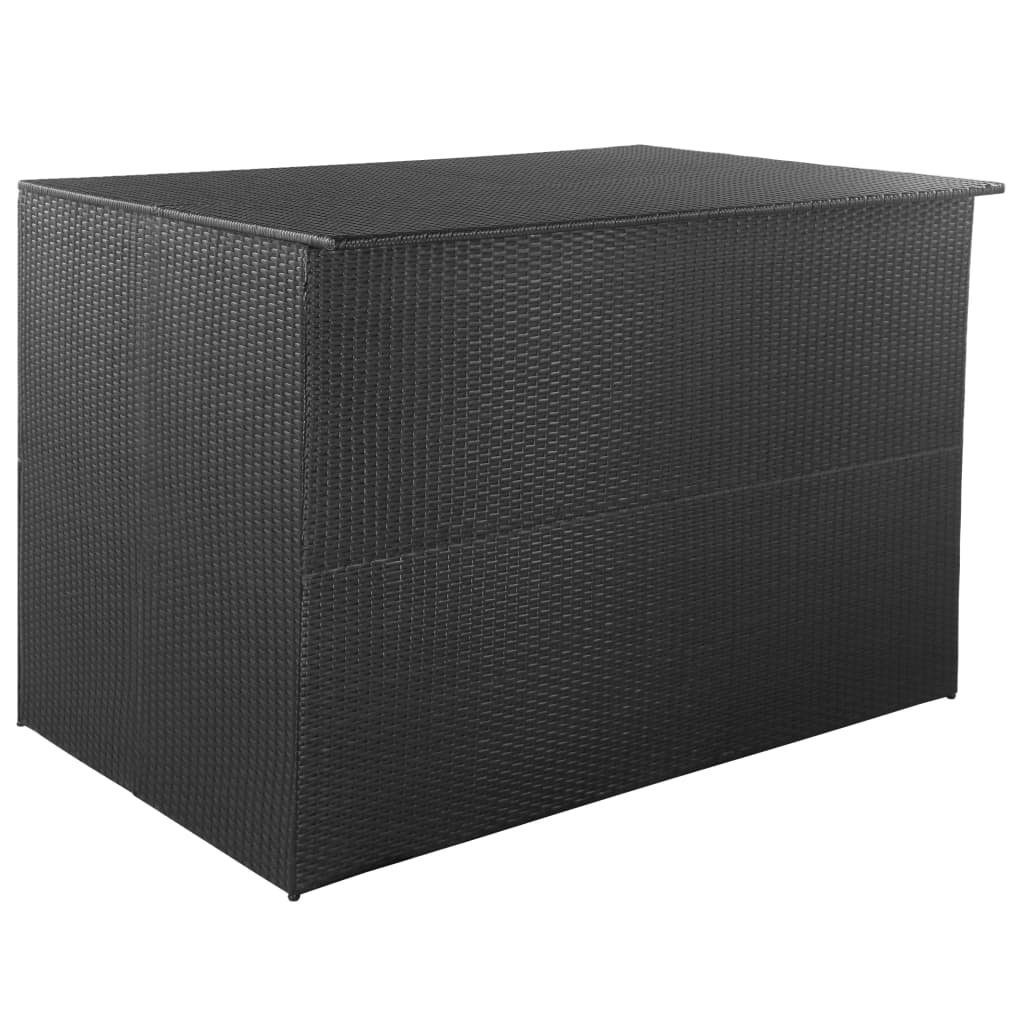 vidaXL Gartenbox »Gartenbox Schwarz 150x100x100 cm Poly Rattan« online