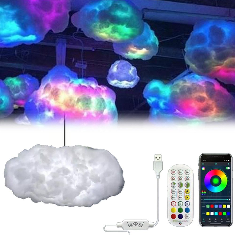 PRIISF Deckenleuchte Kinderzimmer Lampe Babyzimmer LED Deckenlampe Wolkenla günstig online kaufen