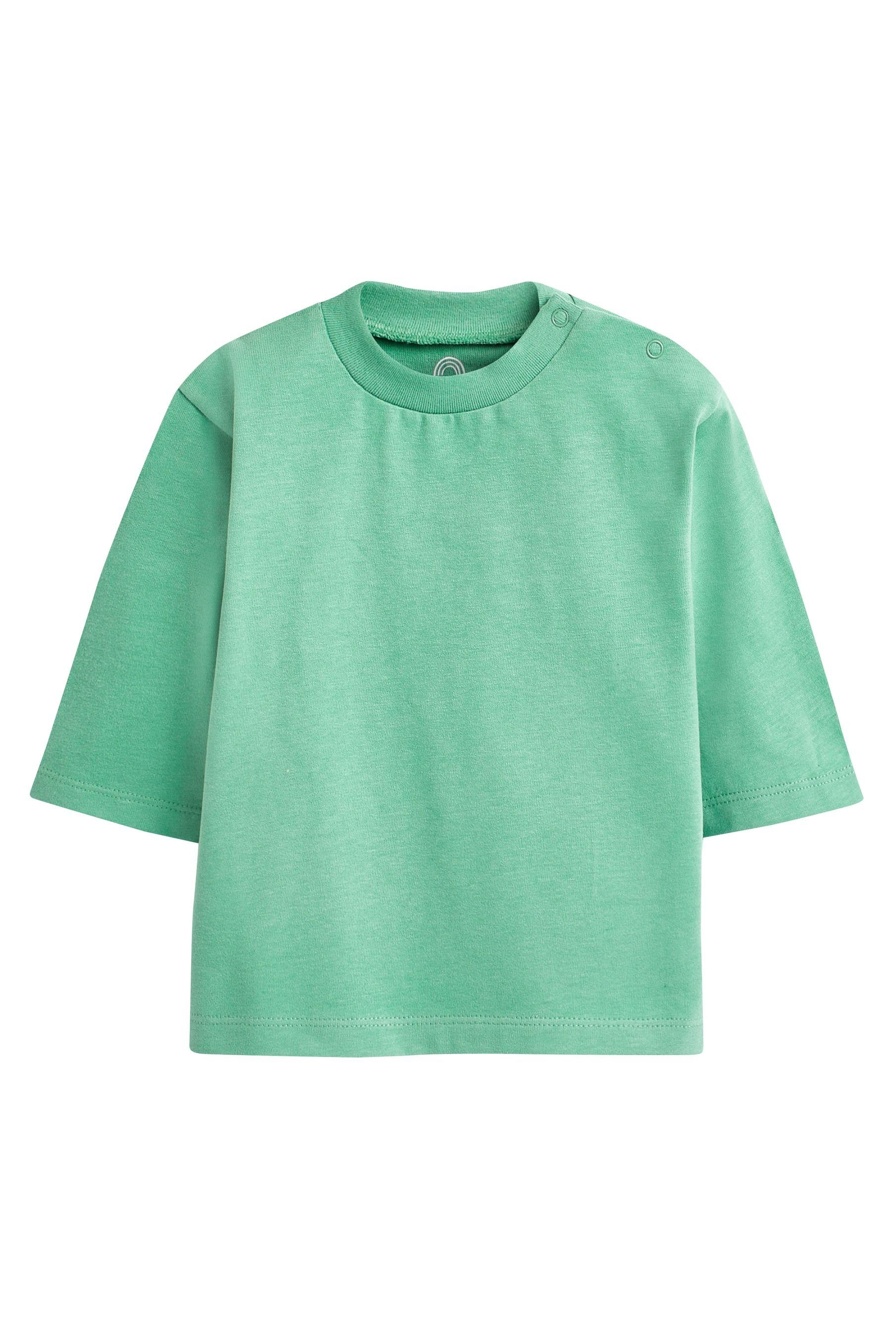 Relaxed Next Bright Langarmshirt langärmelige 4er-Pack (4-tlg) Baby-T-Shirts Fit