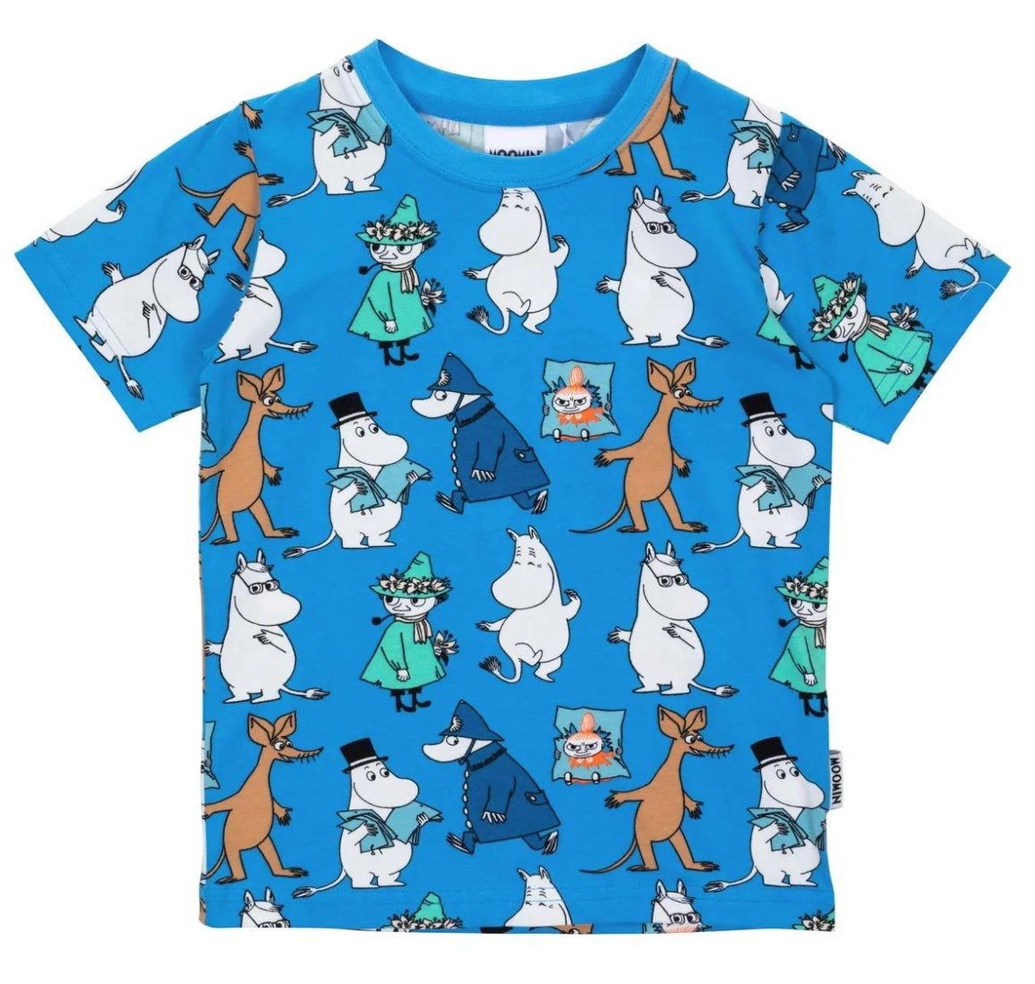 Moomin by Martinex Print-Shirt Martinex Kids T-Shirt blau mit Allover "Boy Gang" Print