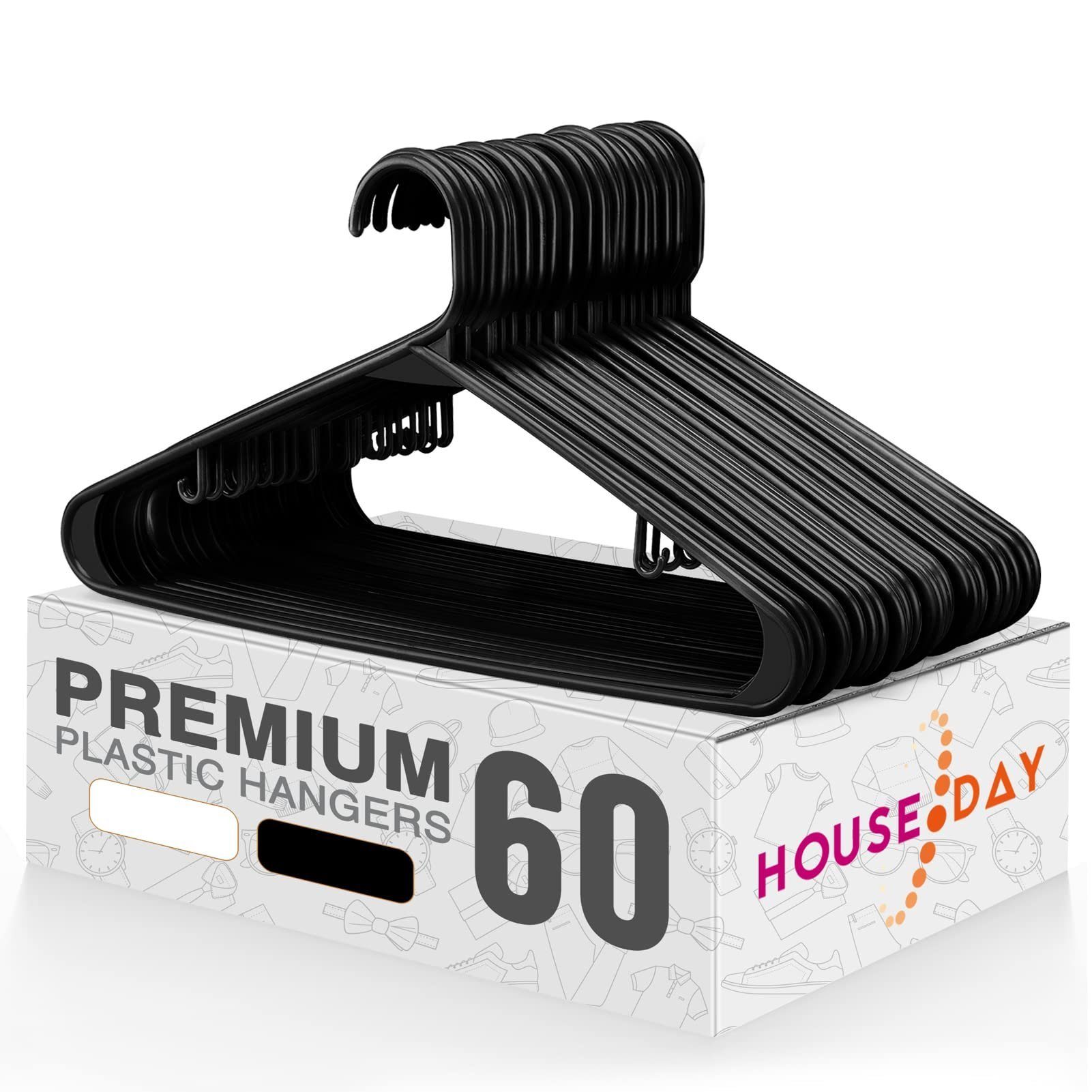 House Day Kleiderbügel Kunststoff, Kleiderbügel Platzsparend, (60-tlg), Str günstig online kaufen
