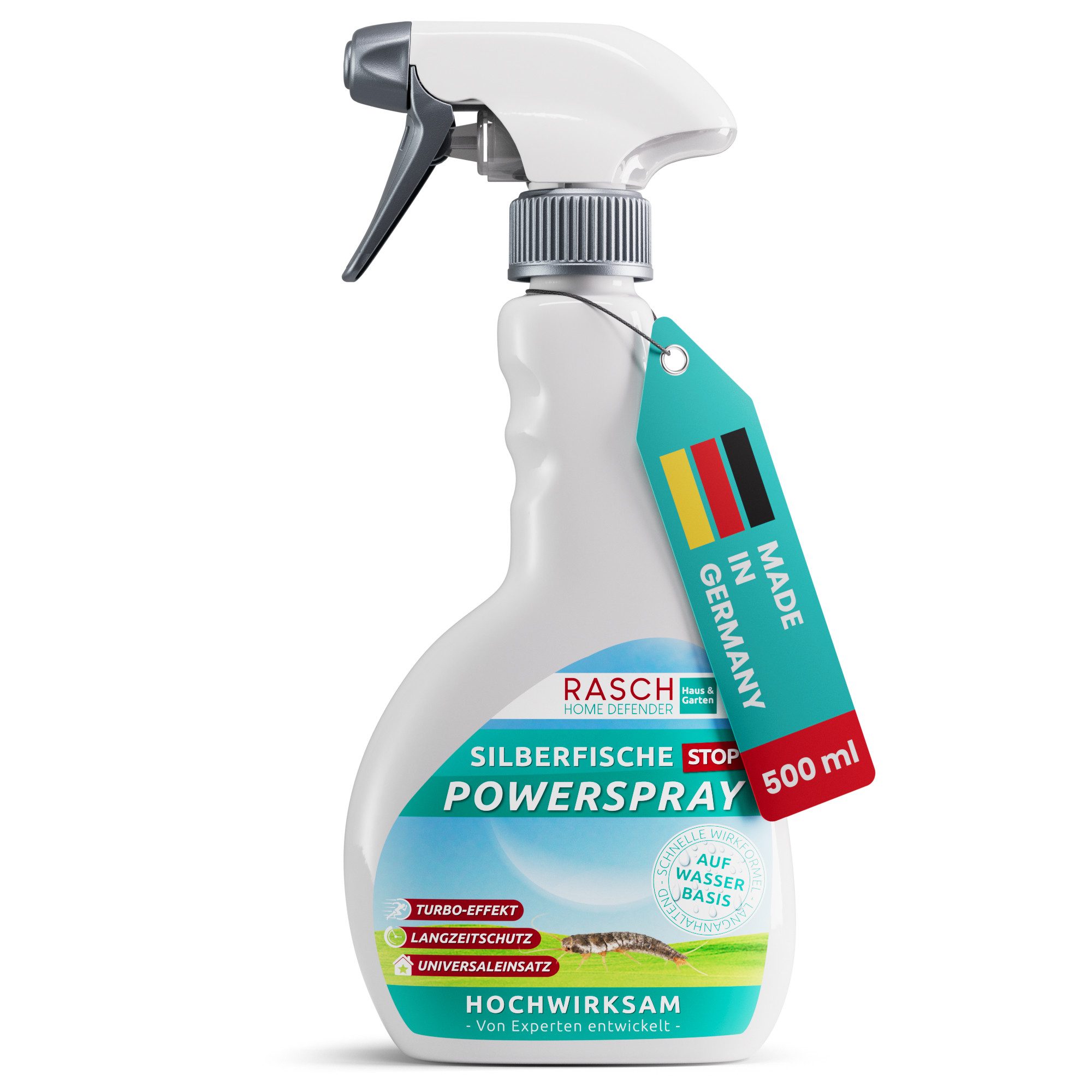 Rasch Insektenspray Rasch Home Defender - Silberfische Stop Power Spray - 500 ml, 500 ml, 1-St., 500 ml