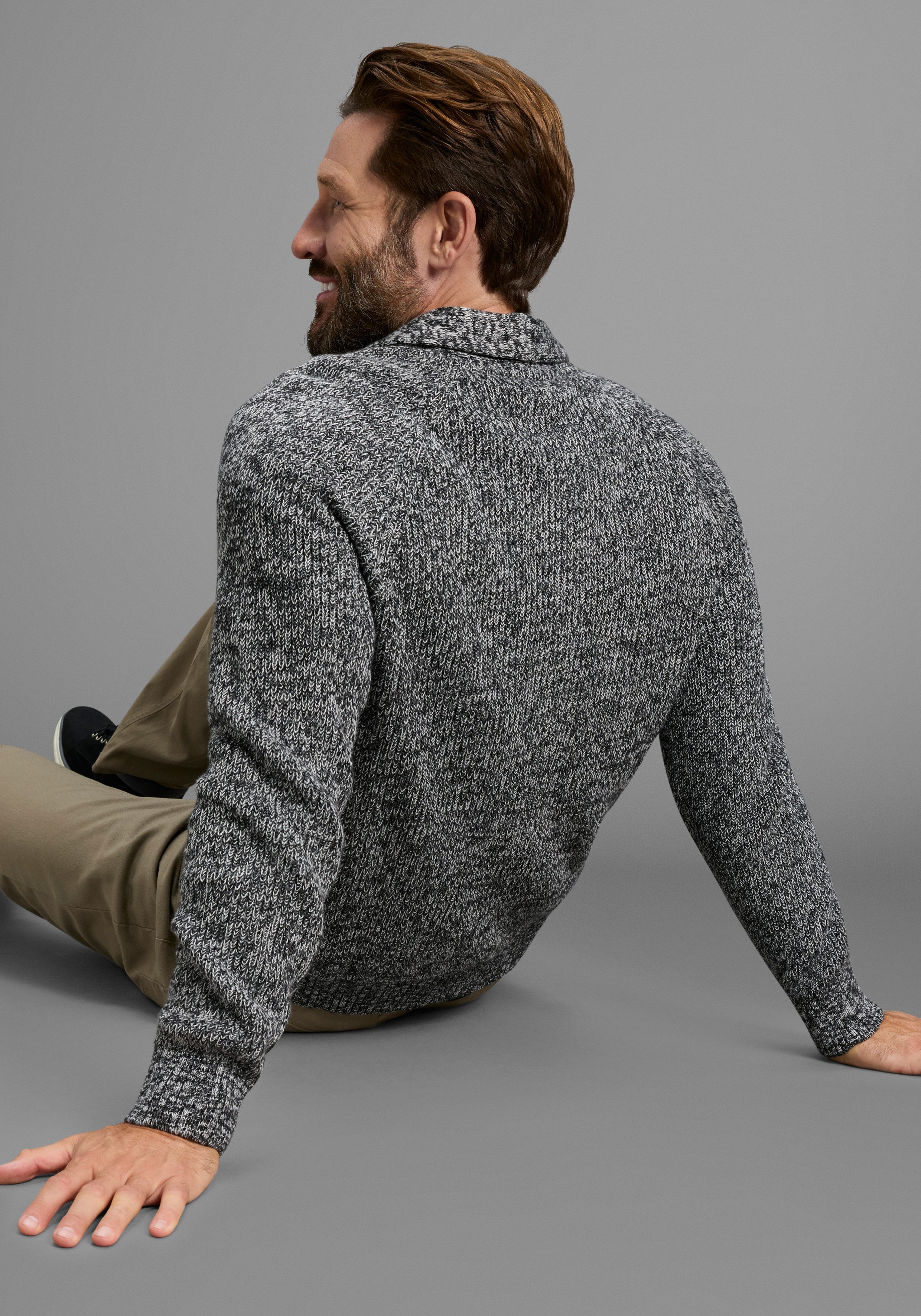 Man's World Strickjacke Neue Kollektion! mit günstig online kaufen