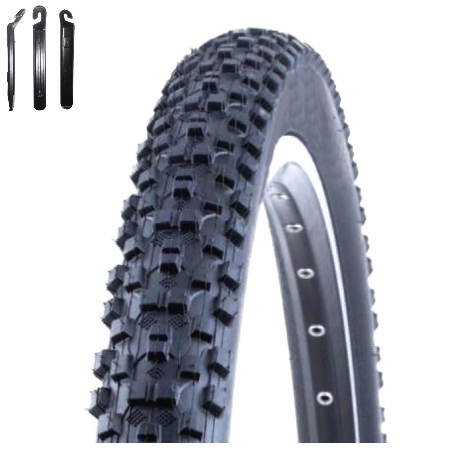 maxxi4you Fahrradreifen 1 x Kenda K-1027 MTB Fahrradmantel 26 x 2,10 (54-559) Schwarz inkl. RH