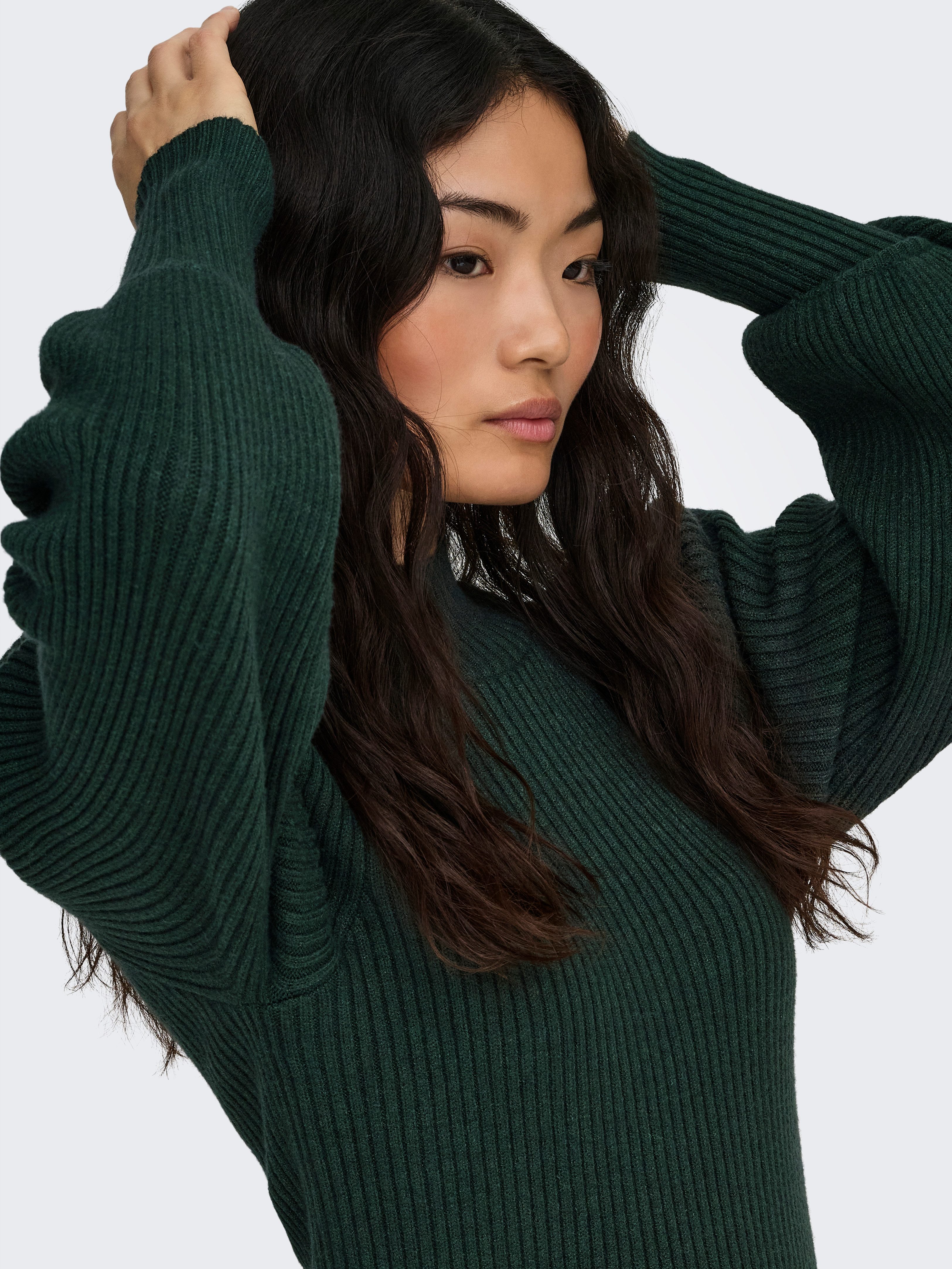 ONLY Strickpullover ONLKATIA L/S HIGHNECK PULLOVER KNT NOOS Viskosemischung