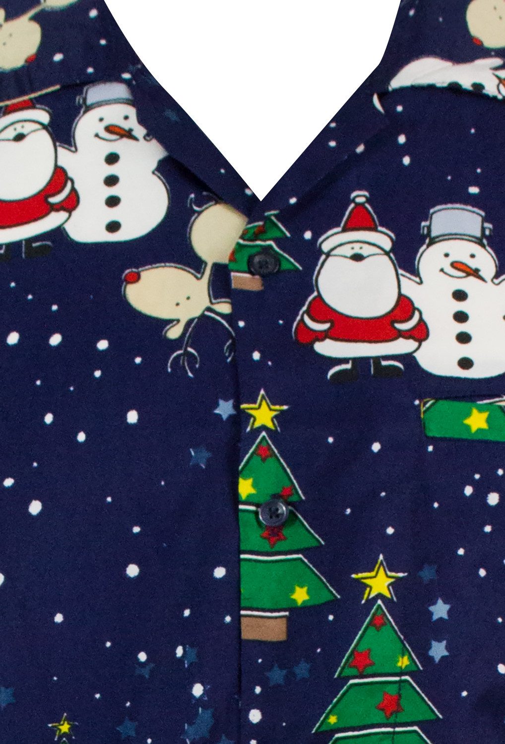 King Kameha Hawaiihemd Christmas Buddies Kurzarm günstig online kaufen