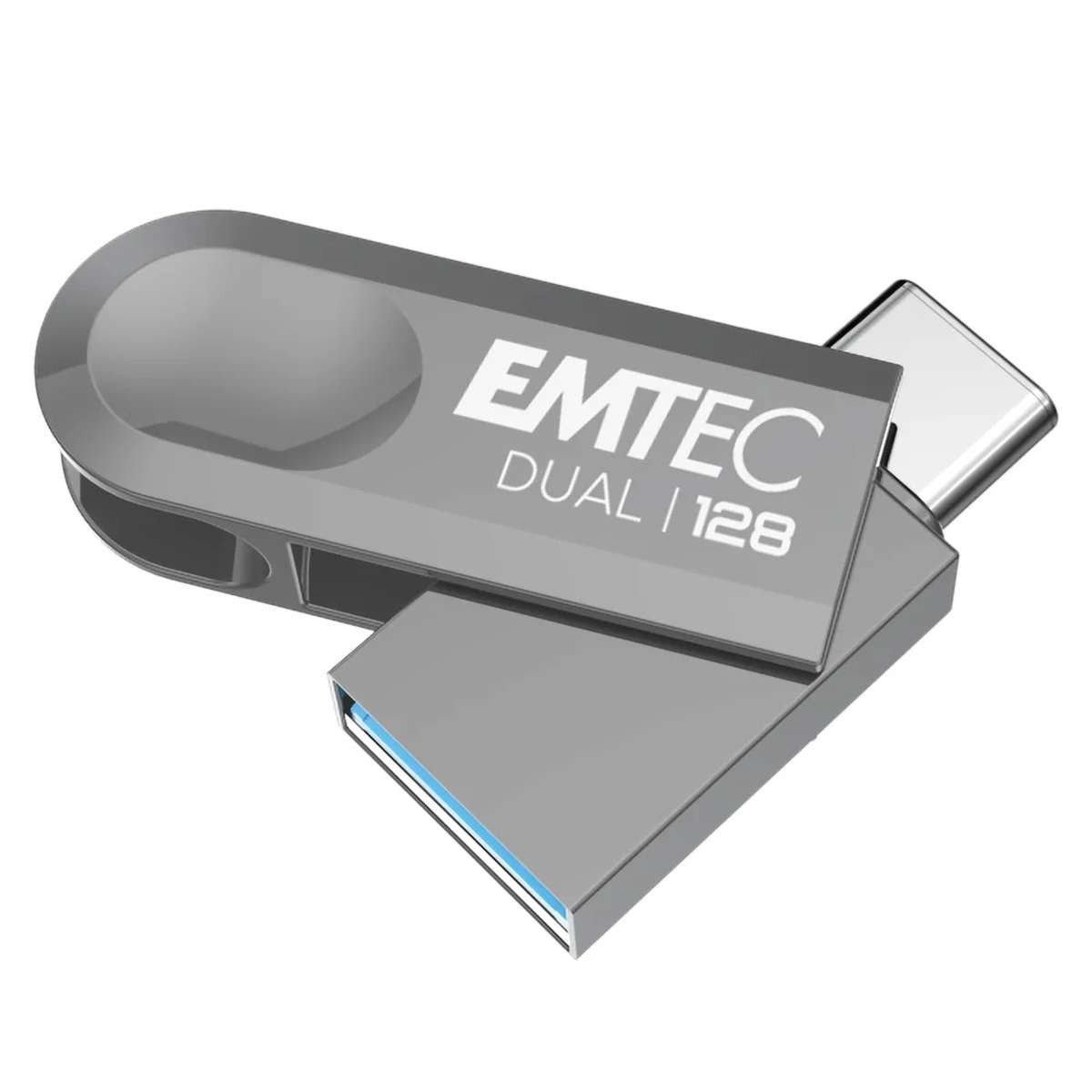 EMTEC Emtec D280 Dual USB-Stick 128 GB USB Type-A / USB Type-C 3.2 Gen USB-Stick