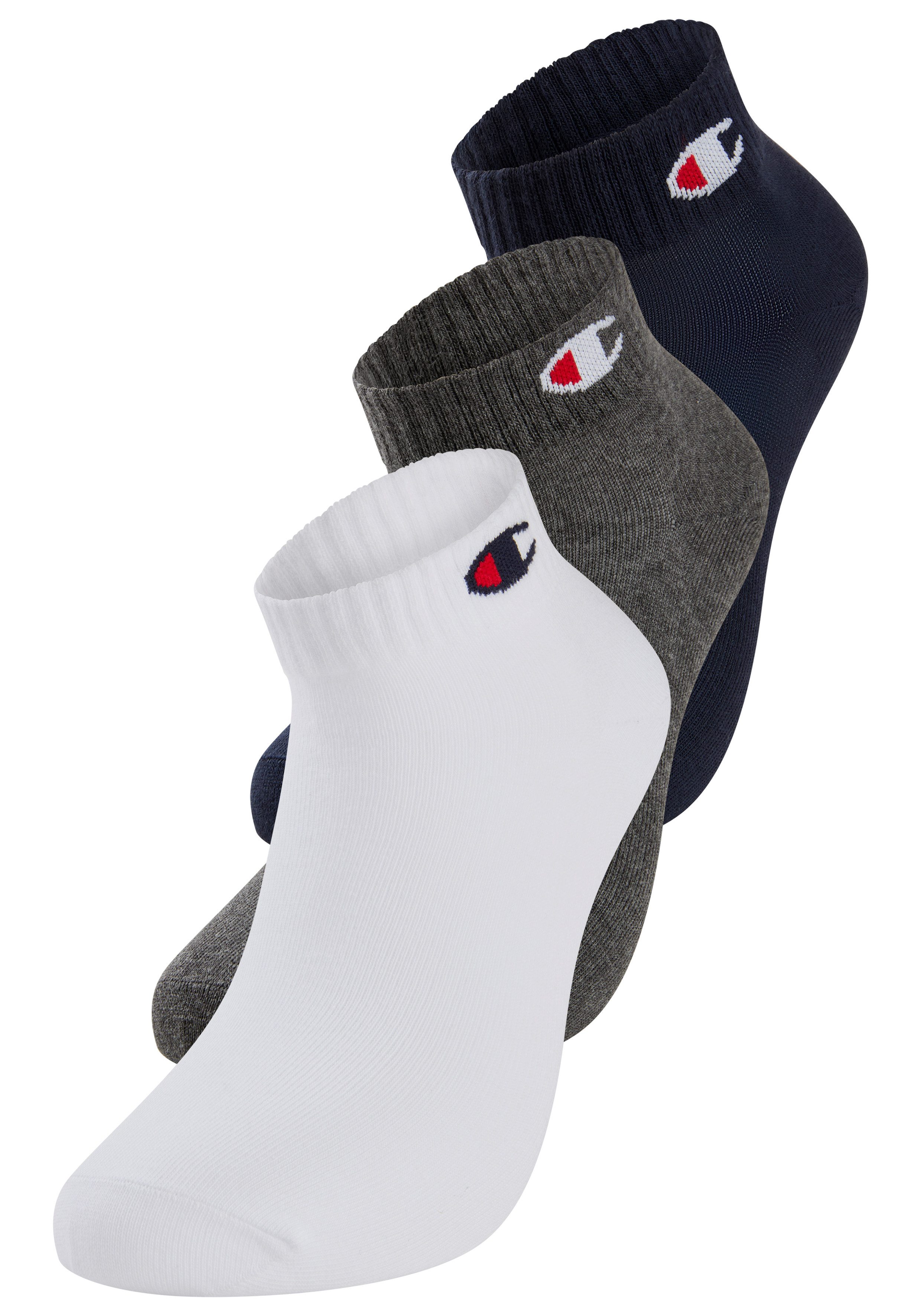 Champion Kurzsocken 6pk Quarter Socks (Packung, 6-Paar) für Fitnessaktivitä günstig online kaufen