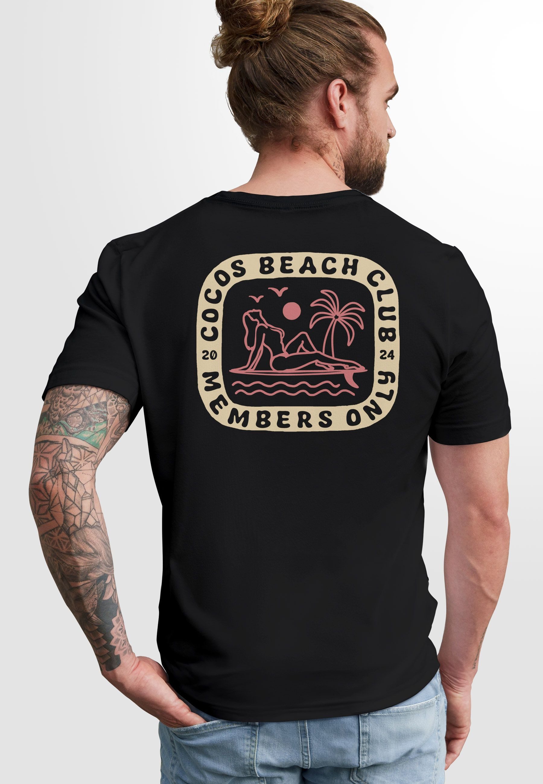Neverless Print-Shirt Herren T-Shirt Backprint Sommer günstig online kaufen