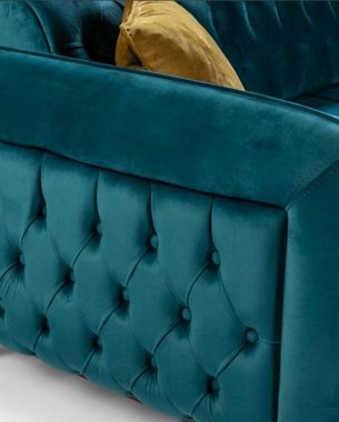 JVmoebel Ecksofa Chesterfield Ecksofa Turkis Textil Couch Stoffsofa Luxus Sitzmöbel, Made in Europe