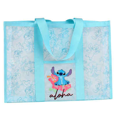 Sarcia.eu Umhängetasche Stitch Disney Transparente Tasche, große Umhängetasche 47x35x10cm