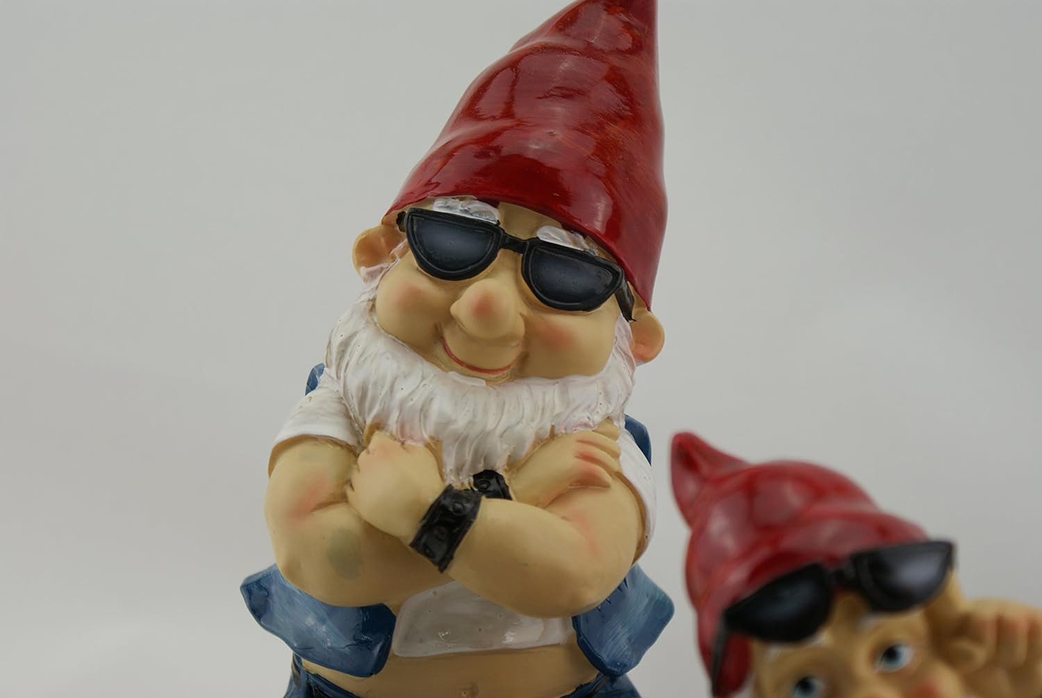 hausleben Gartenzwerg ROCKER-ZWERG, (1 St), GARTENZWERG SITZEND günstig online kaufen