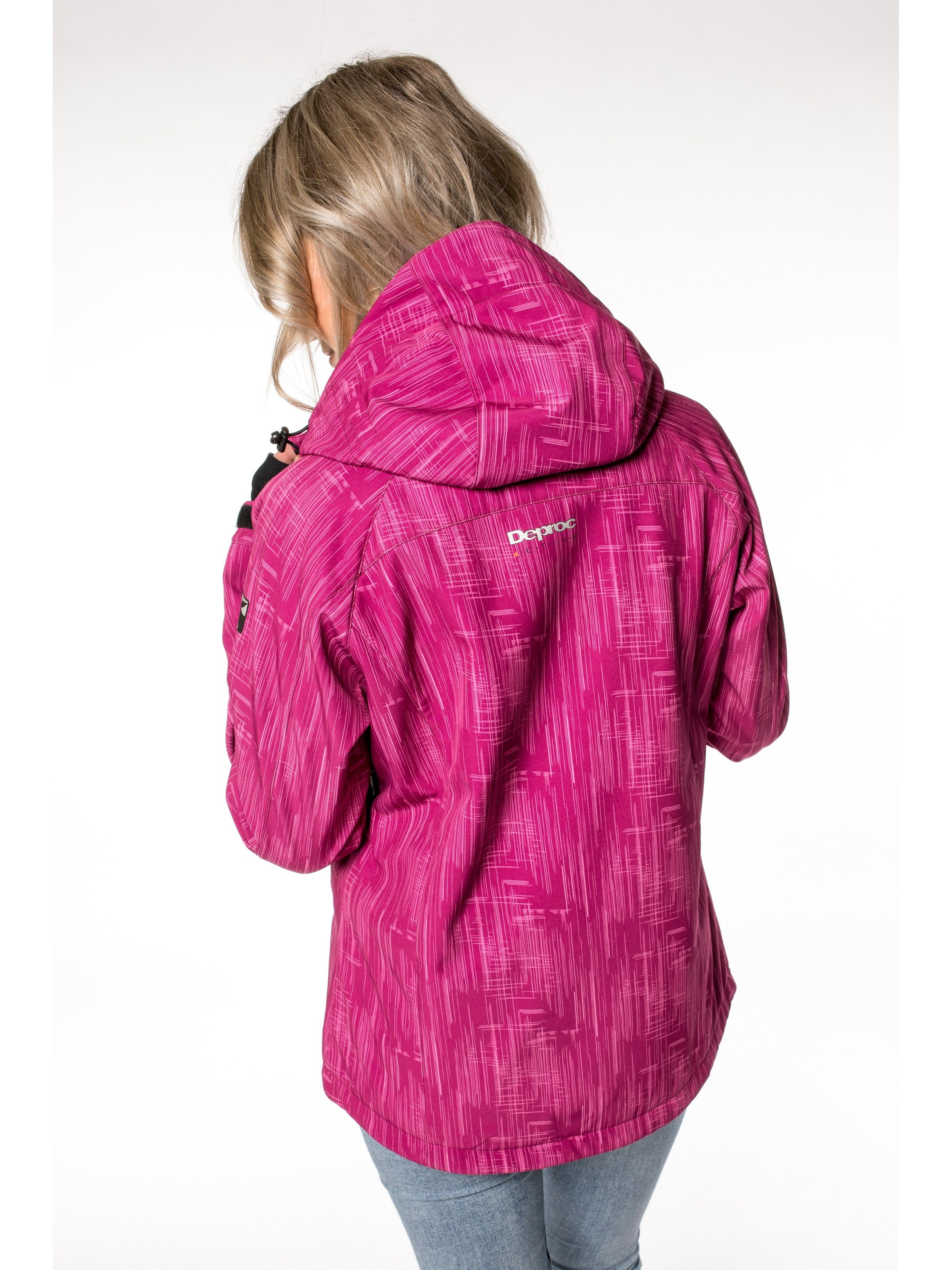 DEPROC Active Winterjacke CHICOPEE WINTER Großen NEW auch Größen SNOW & WOMEN CS erhältlich purple in