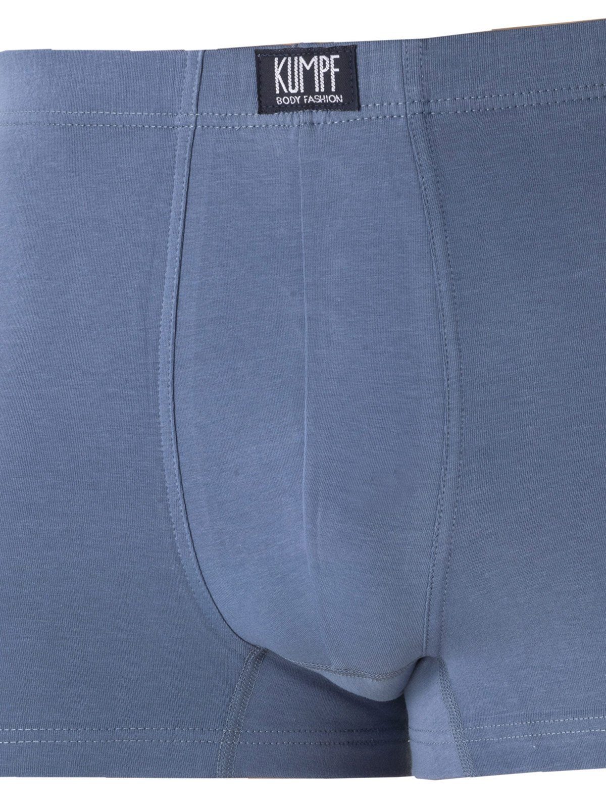 Markenqualität Retro Bio Pants KUMPF hohe Herren Pants (Stück, 1-St) Cotton stahl