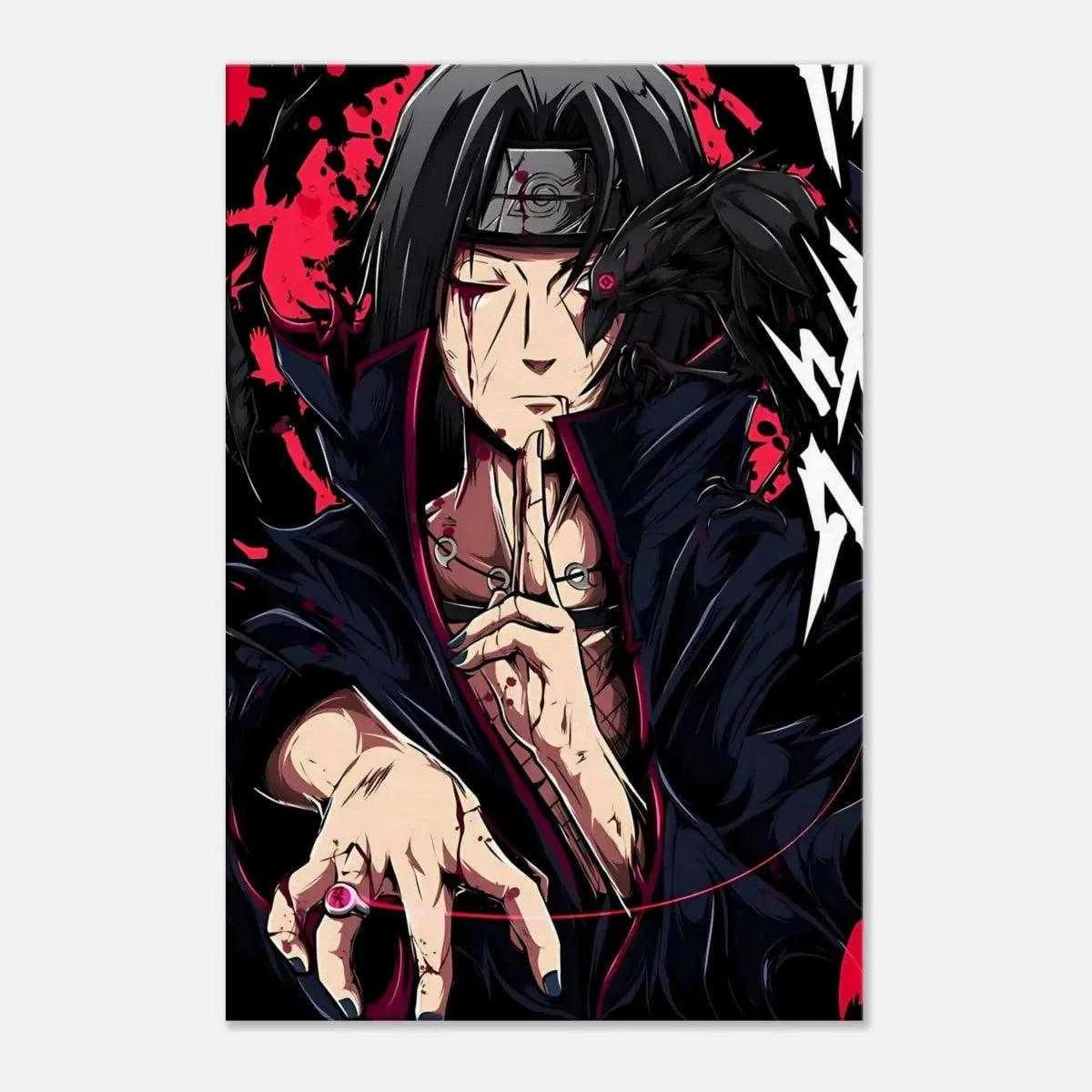 Wanddekoobjekt Itachi Uchiha - Anime Leinwandbild