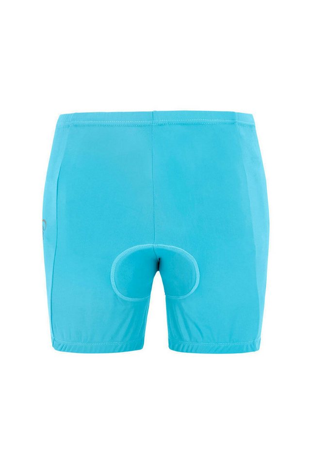 Gonso Fahrradhose CAPRI Damen Radhose Hot Pants Körpernah mit Sitzpolster nahtfrei geprägtes, tri-elastisches RELAX GEL COMFORT Sitzpolster