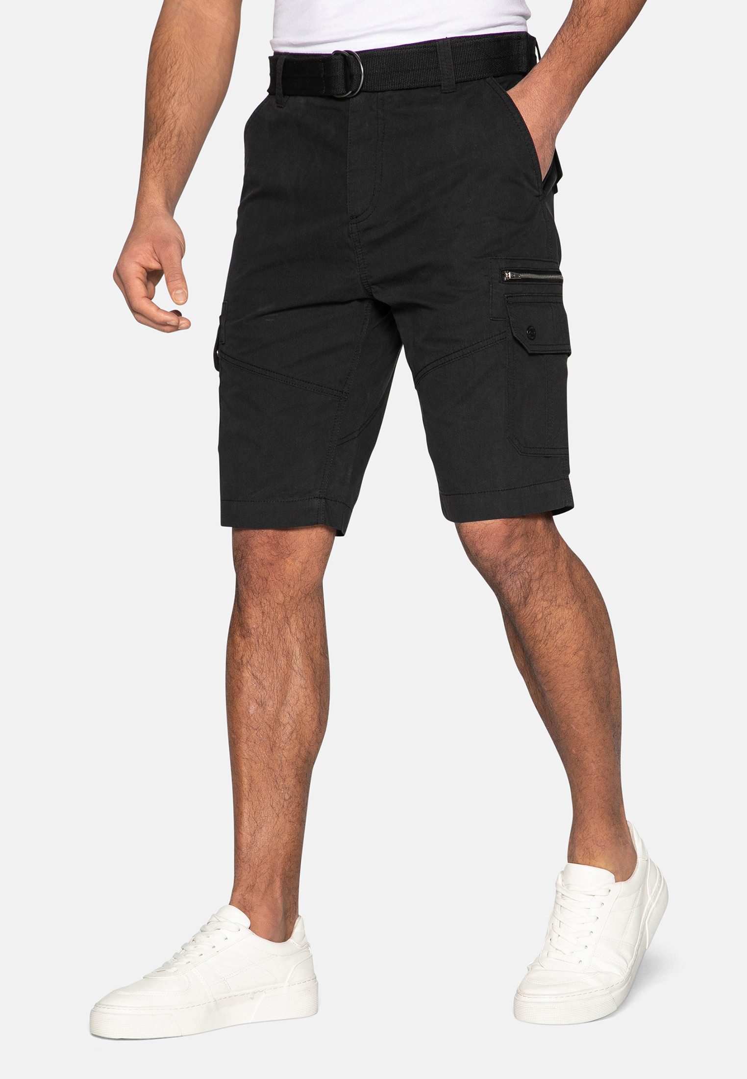 Threadbare Shorts Propane (1-tlg) mit Gürtelschlaufen