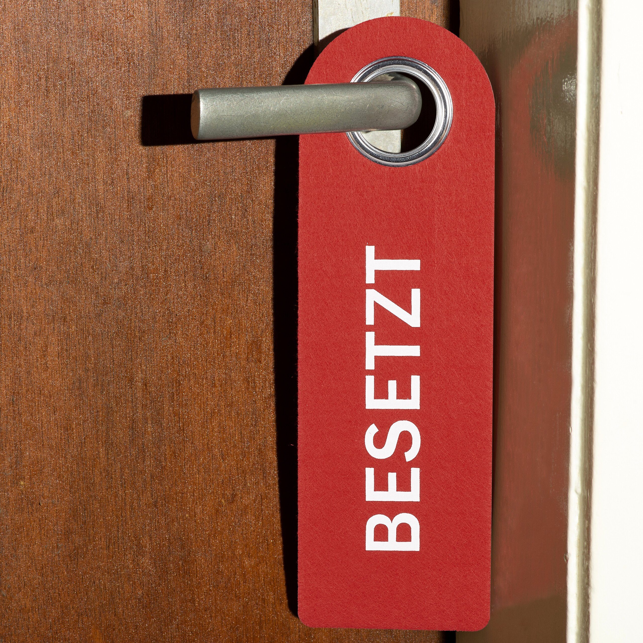 relaxdays Dekohänger Türschild Besetzt Frei 6er günstig online kaufen