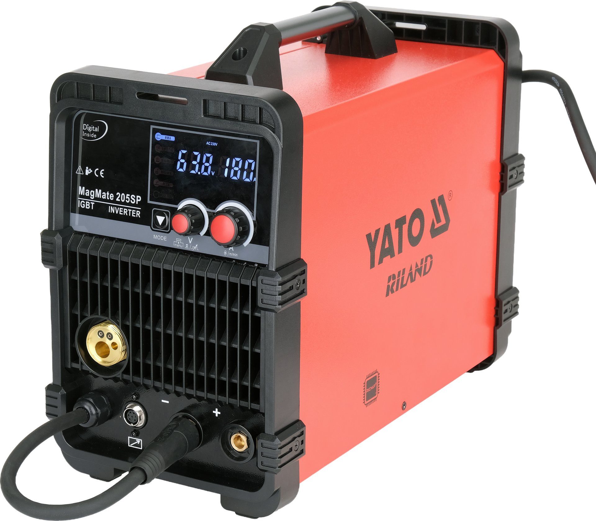 Yato Elektroschweißgerät MIG/MAG-FLUX Inverter-Schweißgerät MagMate 205SP, Qualität