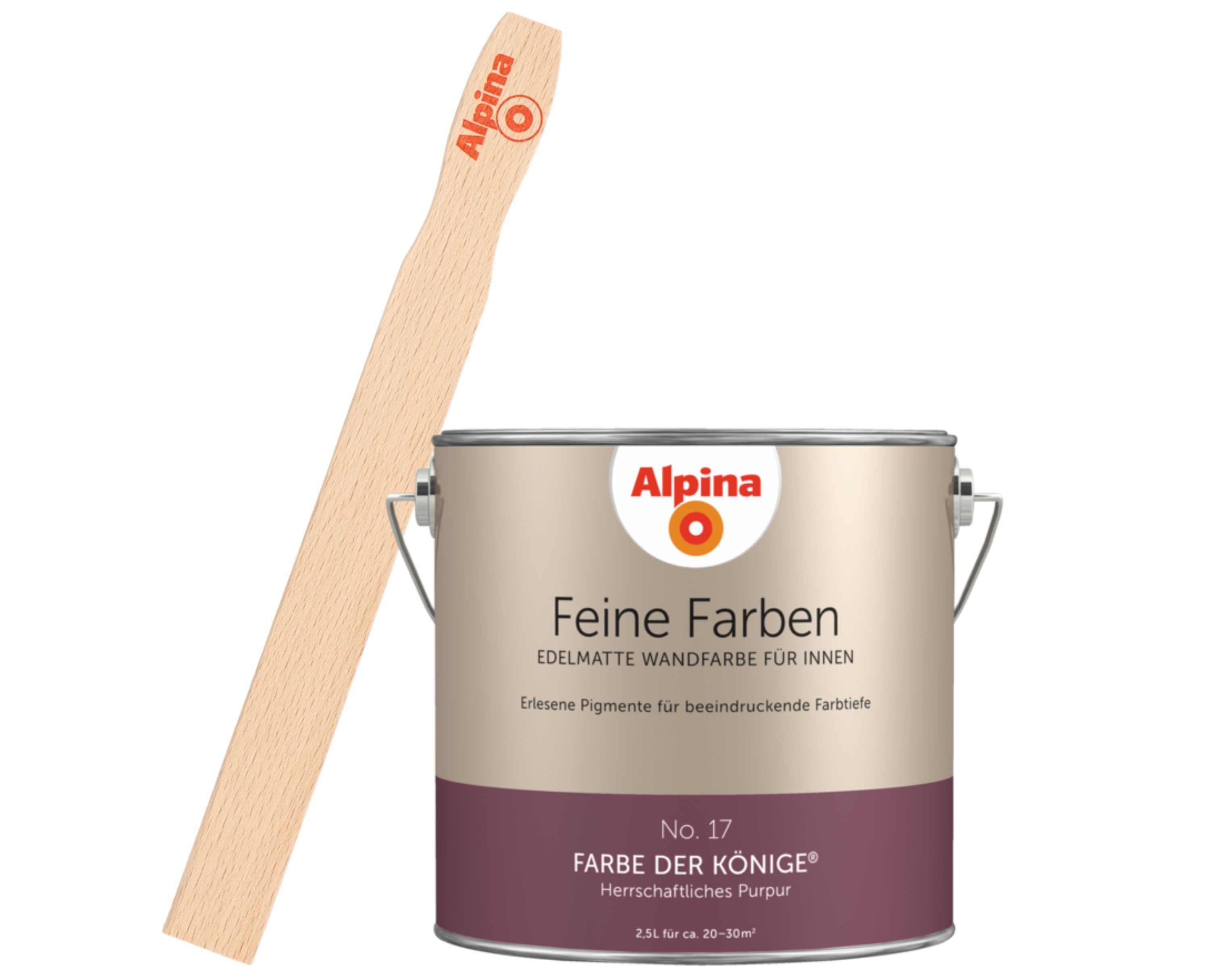 Alpina Wandfarbe Alpina Feine Farben + Gratis Rührstab
