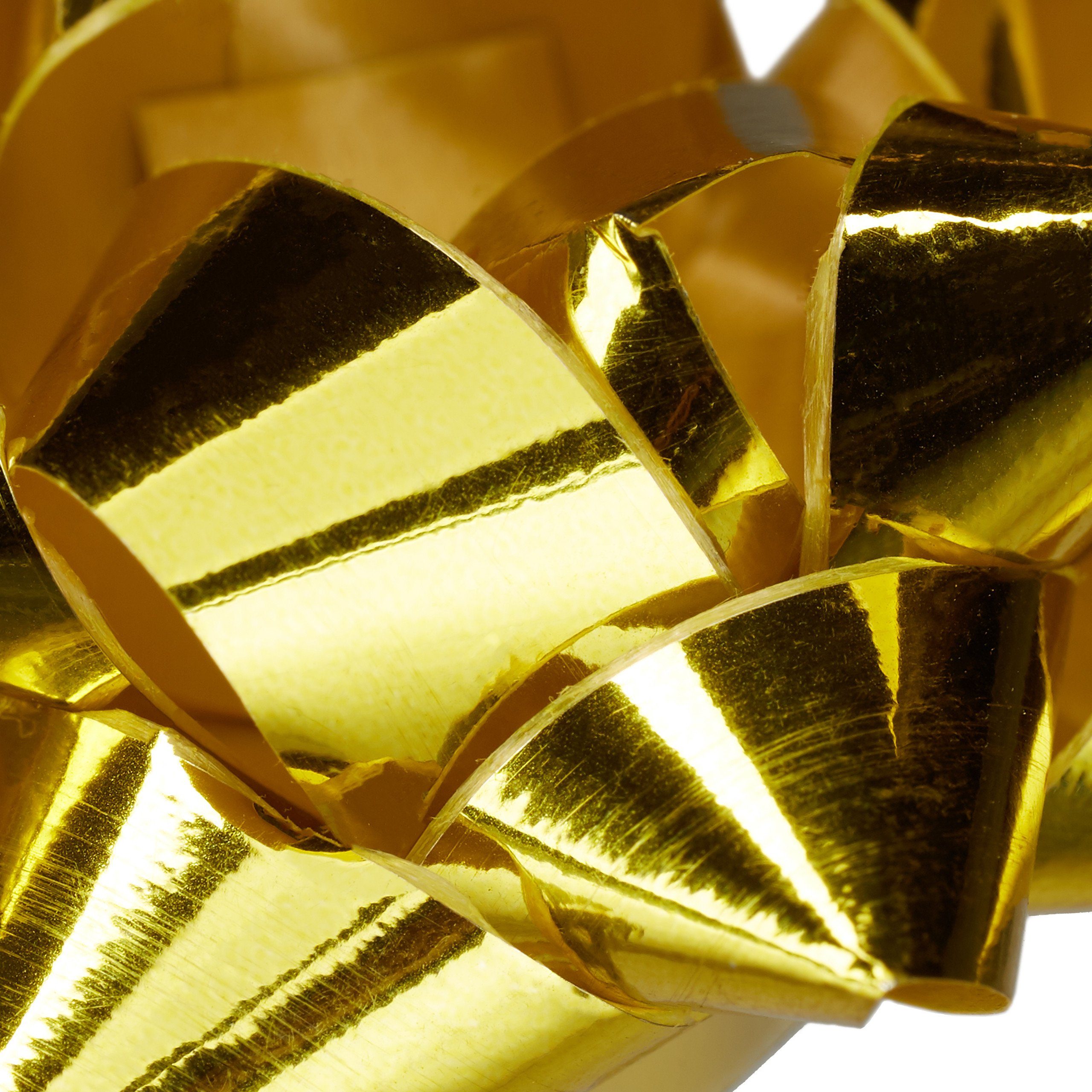 Gold Geschenkpapier Geschenkschleifen relaxdays Kleine 100er-Set,