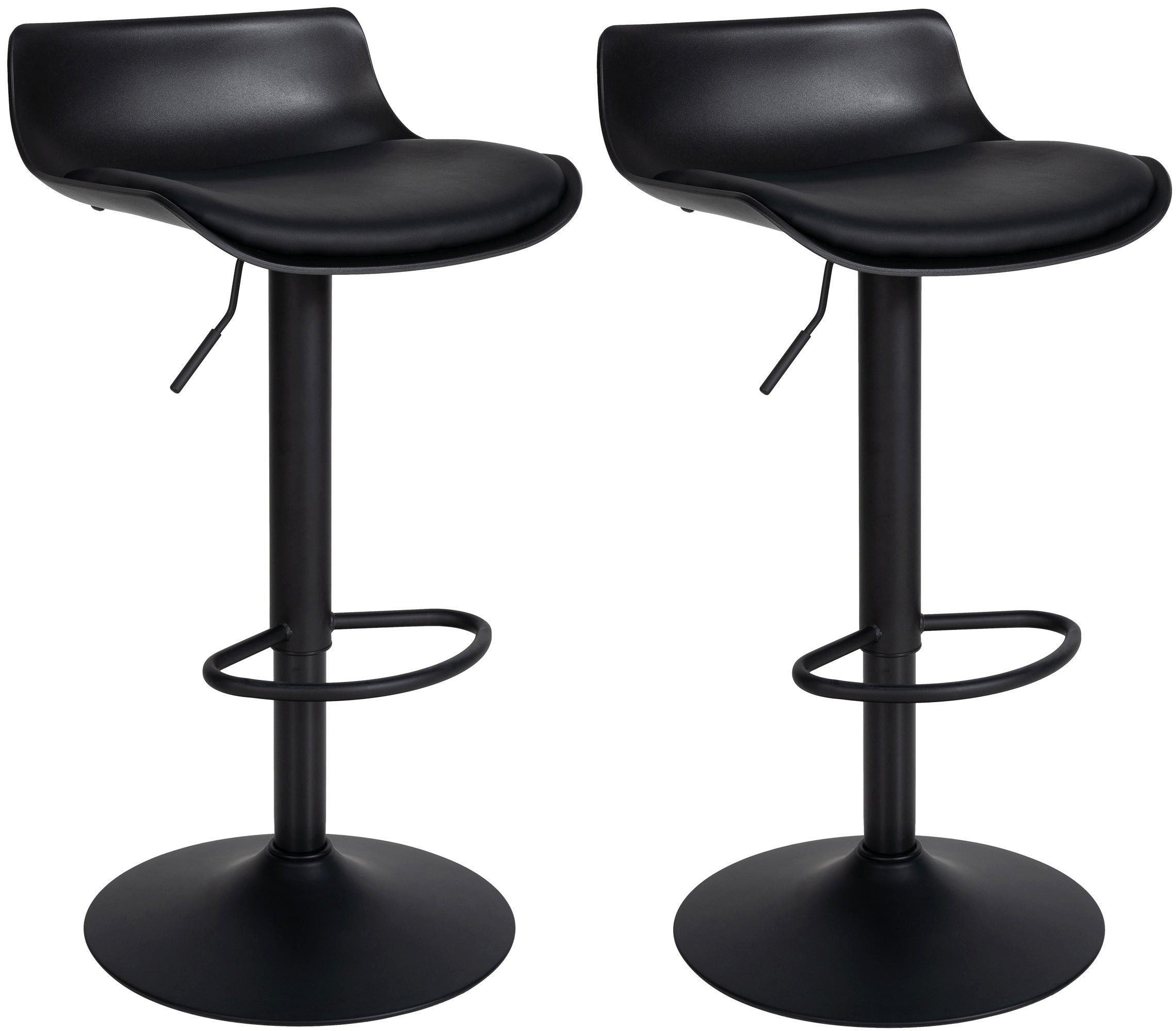 Bistrostuhl 2er Set Barhocker Aveiro Kunstleder