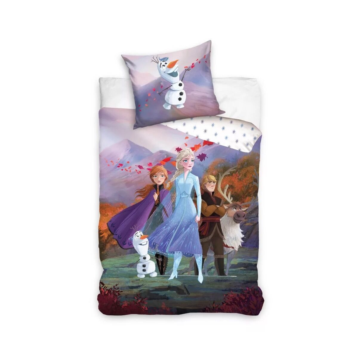 Disney Kinderbettwäsche Disney Eiskönigin Awakens Bettwäsche 140×200cm, 70×90 cm